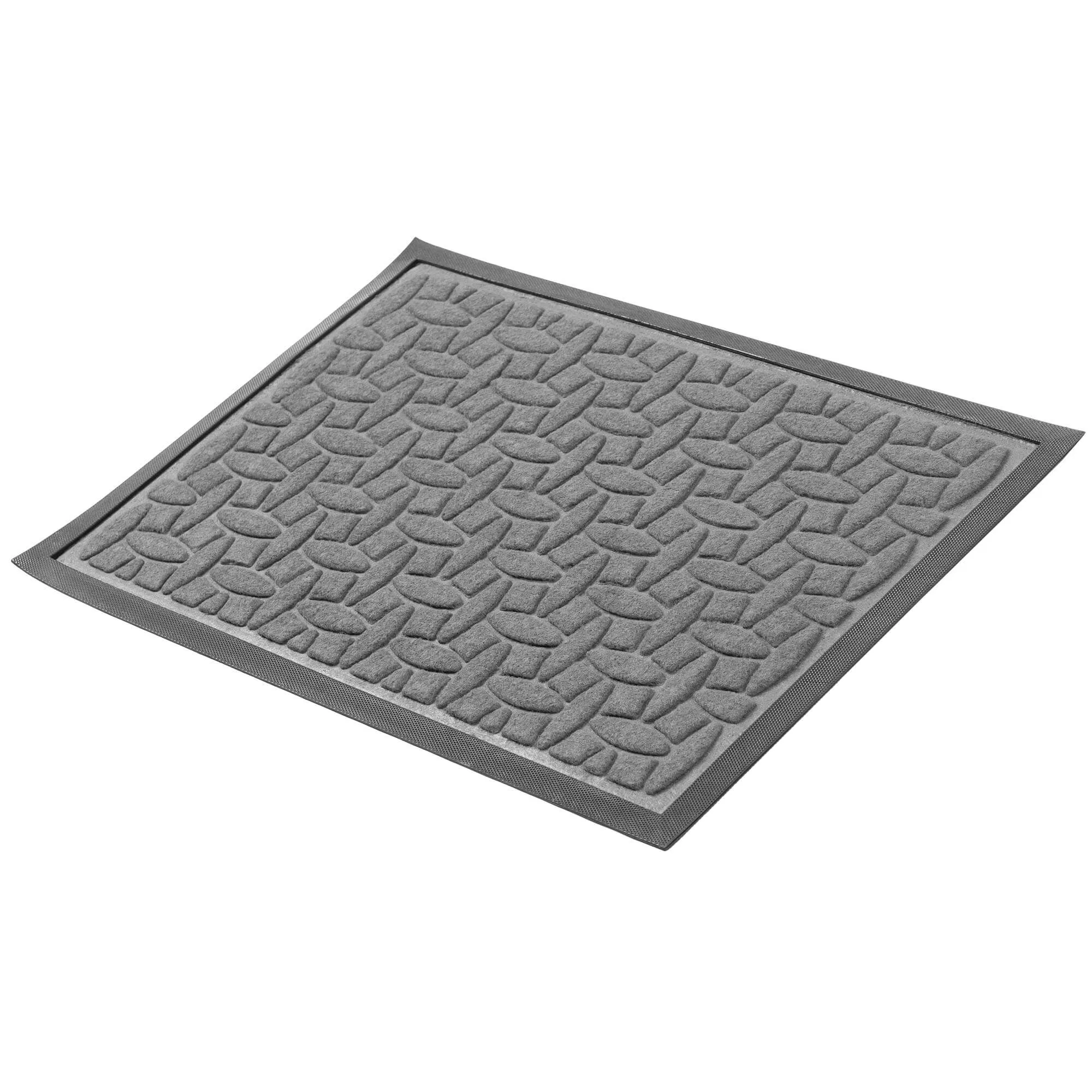 Guminis kilimėlis durims 60 x 40 cm, pilkas