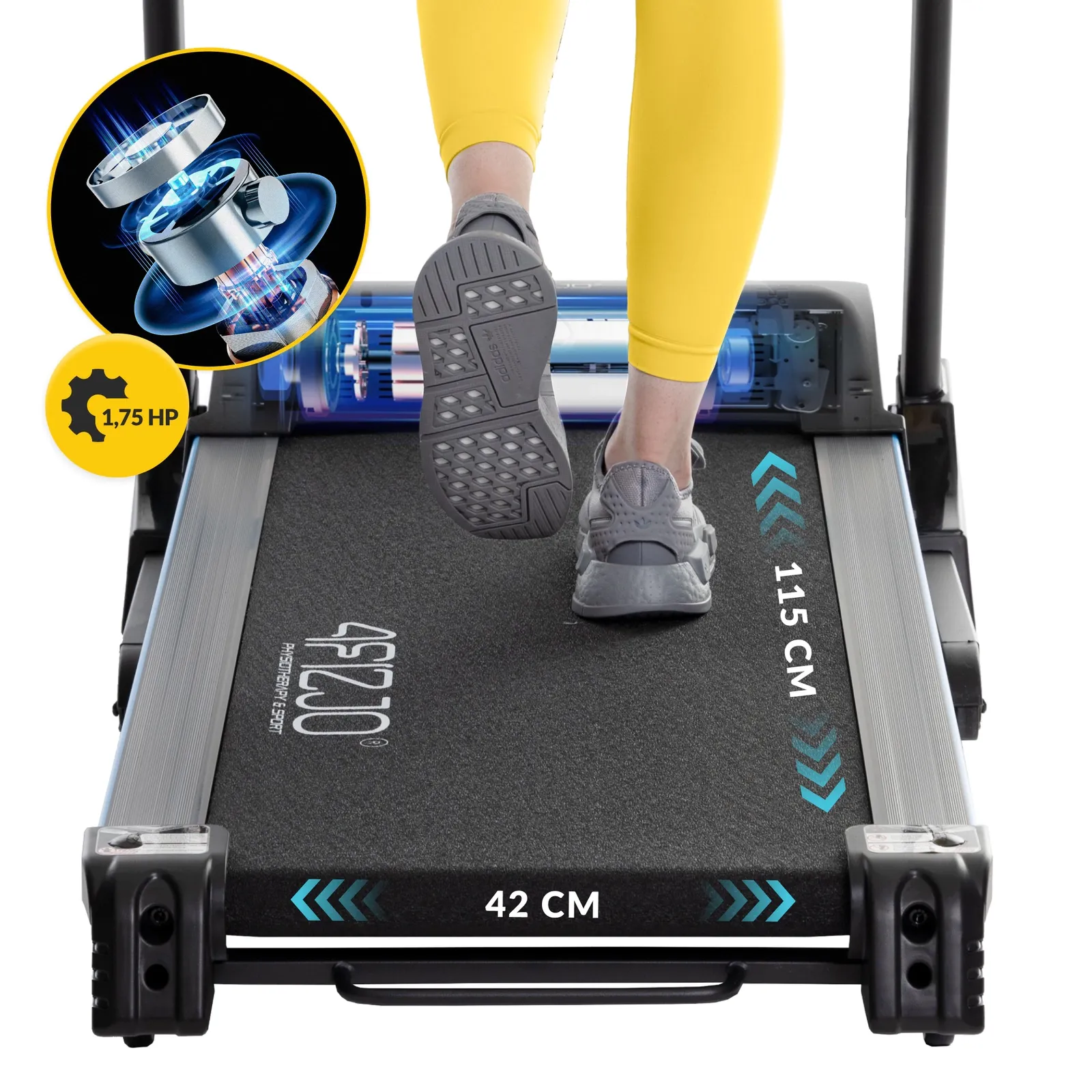 TM FALCO reguliuojamas elektrinis bėgimo takelis namams