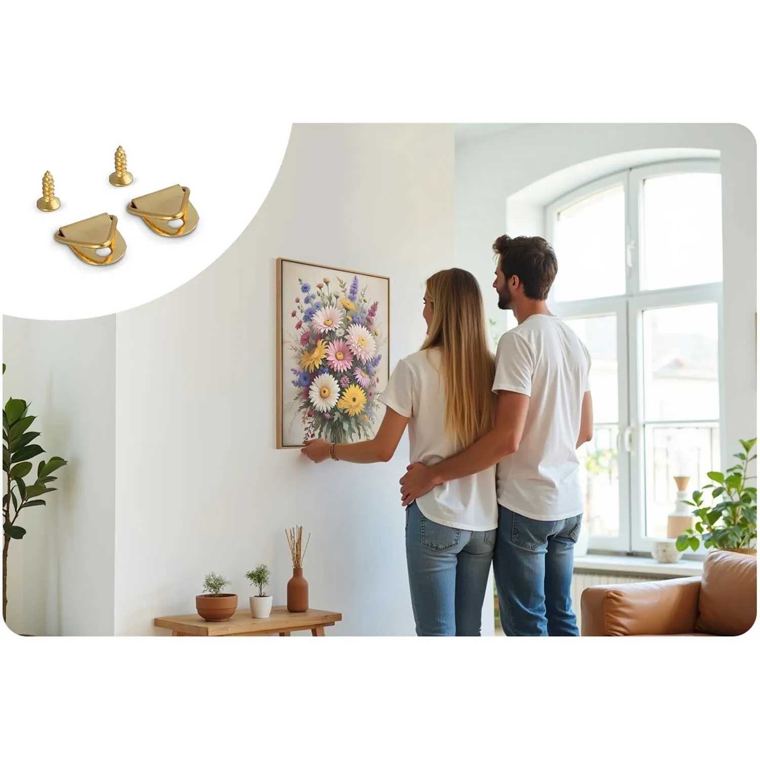 Paveikslas, tapytas skaičiais, 40x50 cm, Massido Flowers - nuotrauka 1