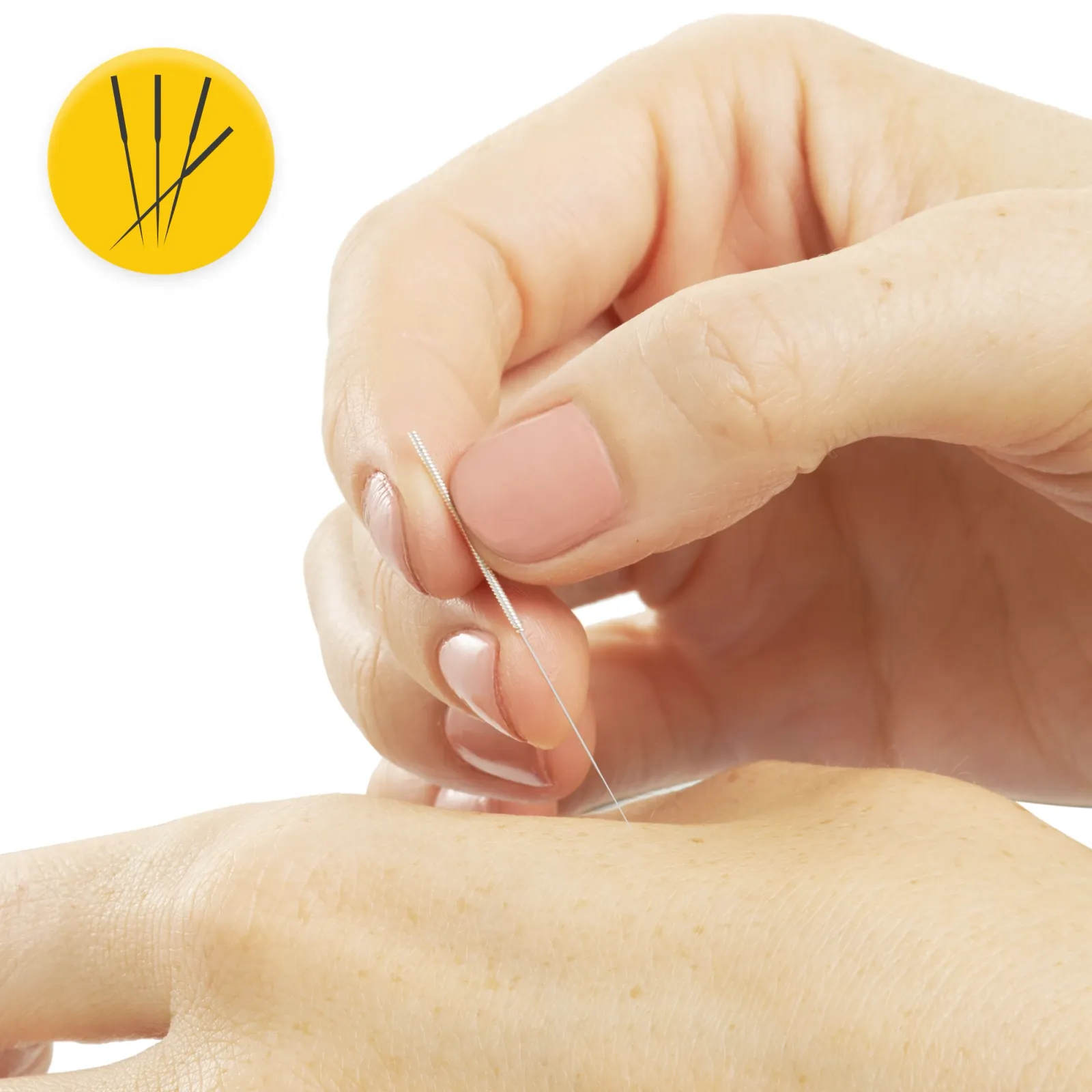 Akupunktūros adatos su kreiptuvu