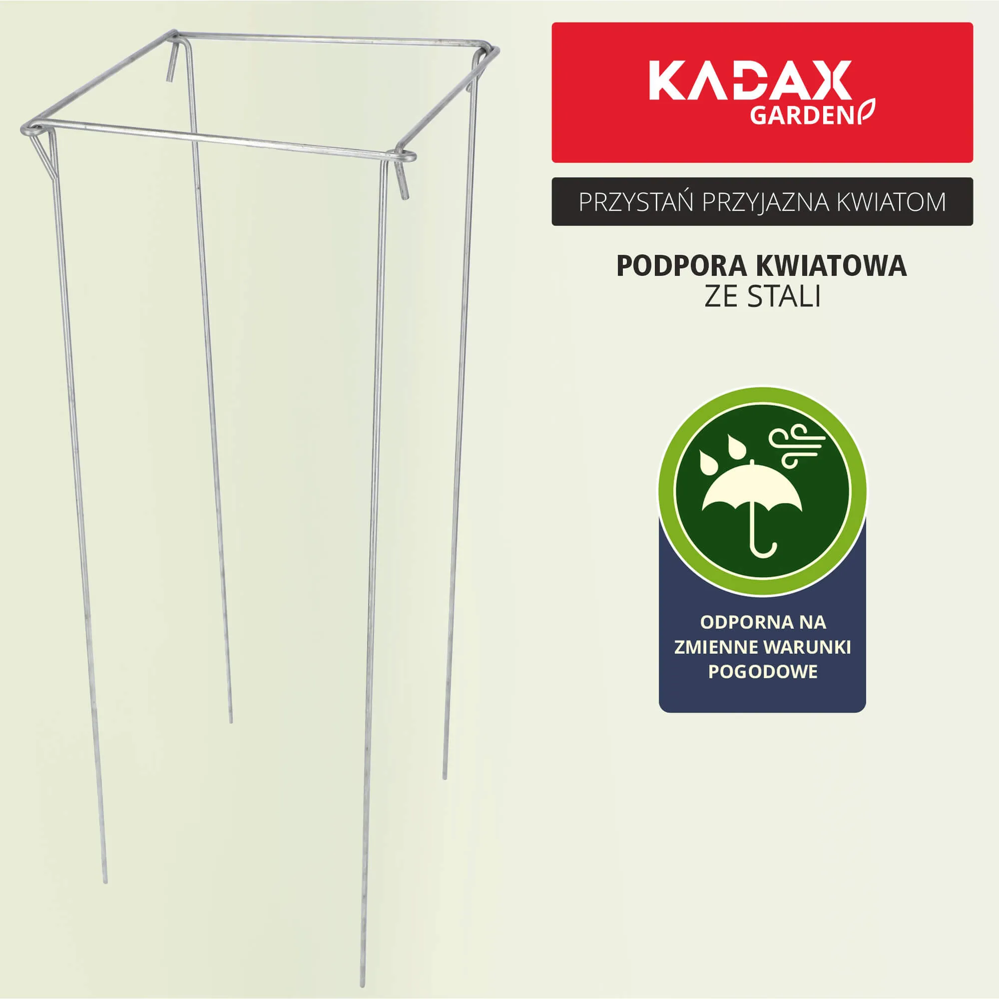 Plieninis augalų spaustukas 80 x 29 cm