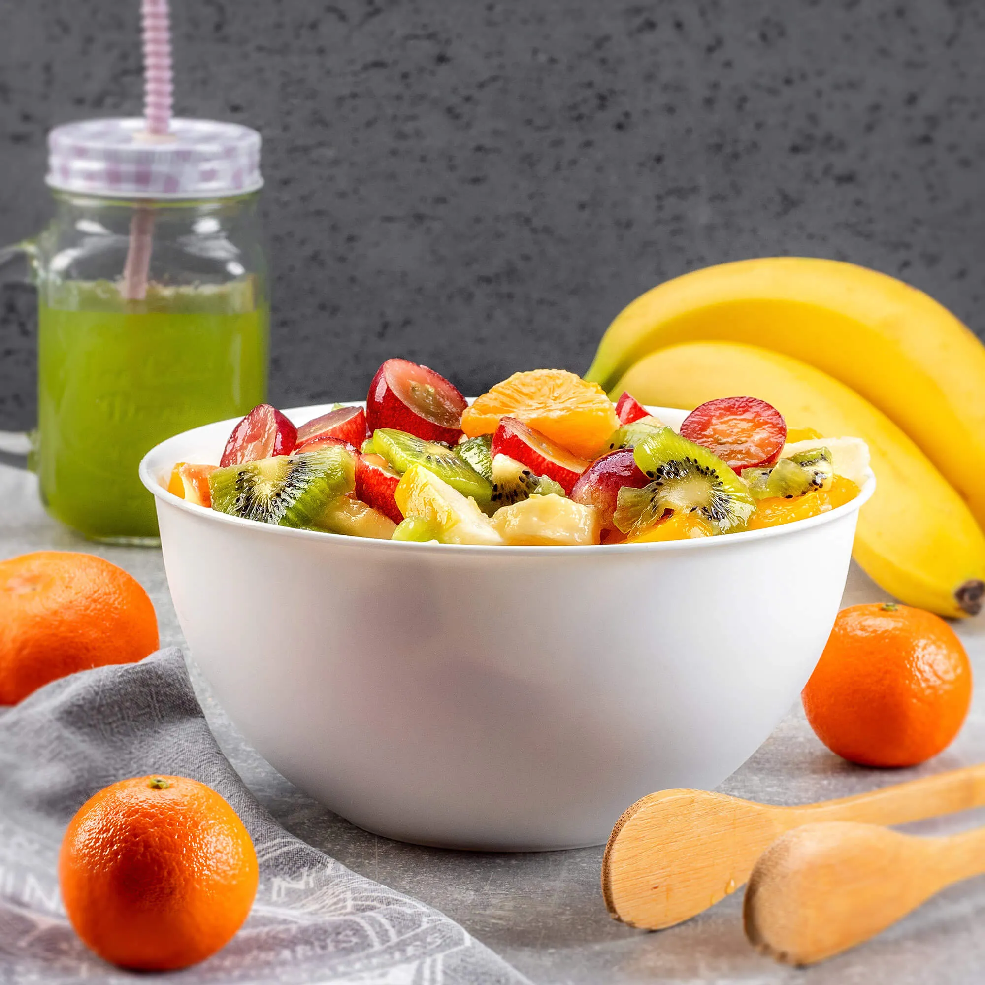 Musano 3L plastikinis virtuvinis dubuo, kreminės spalvos