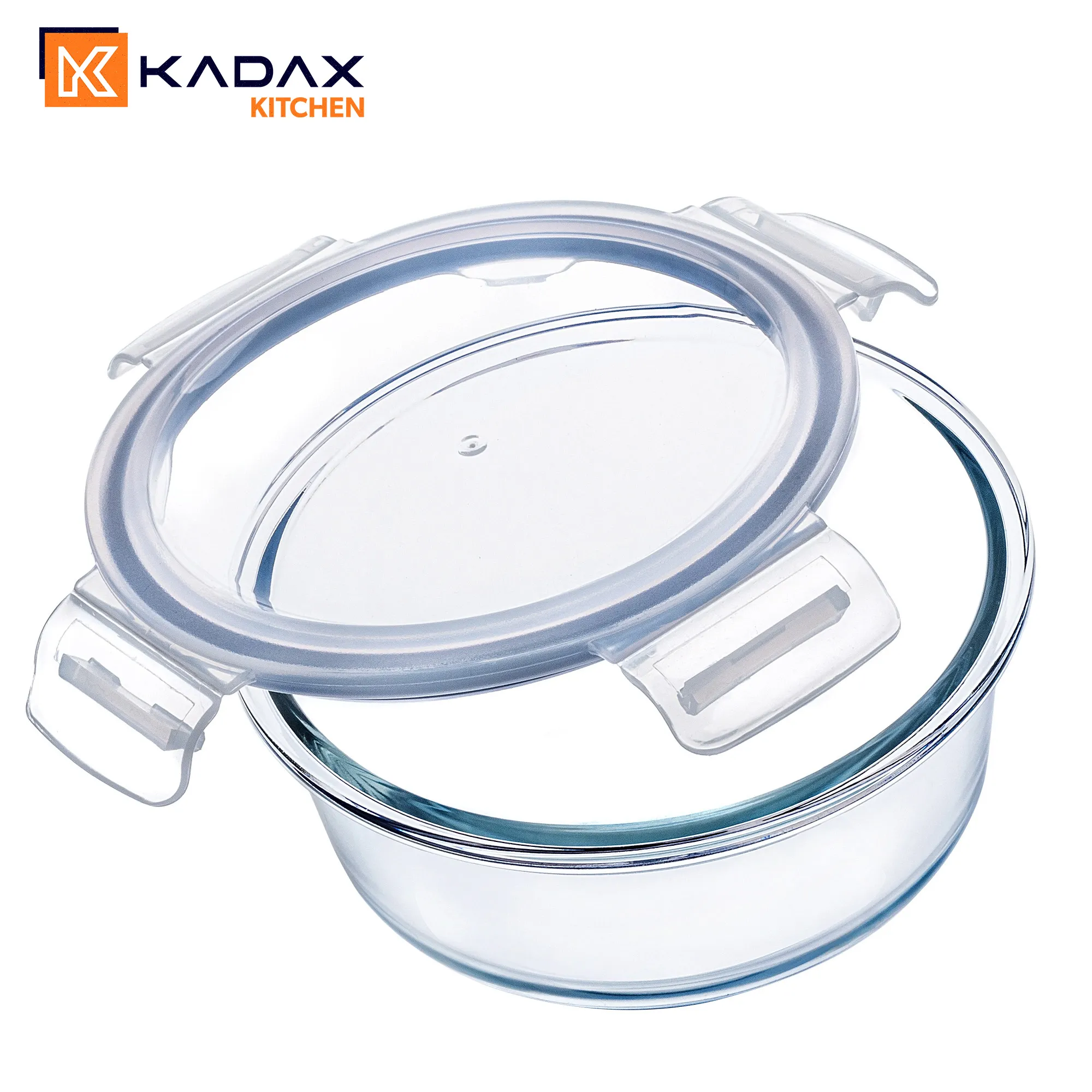 „Athie“ 950 ml apvalus stiklinis maisto indas