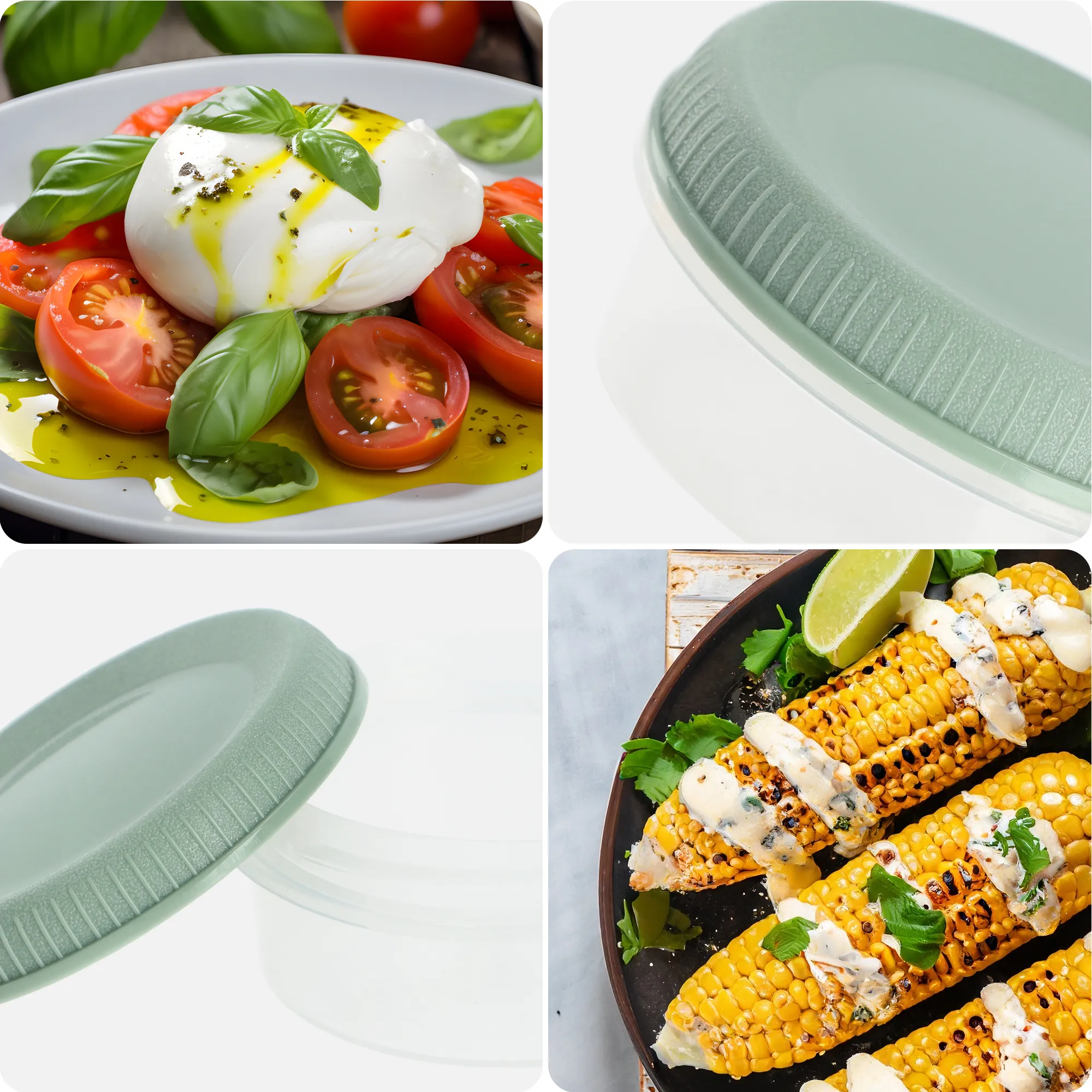 Curver Smart To Go Eco Line maisto indeliai, 3 x 0,15 l