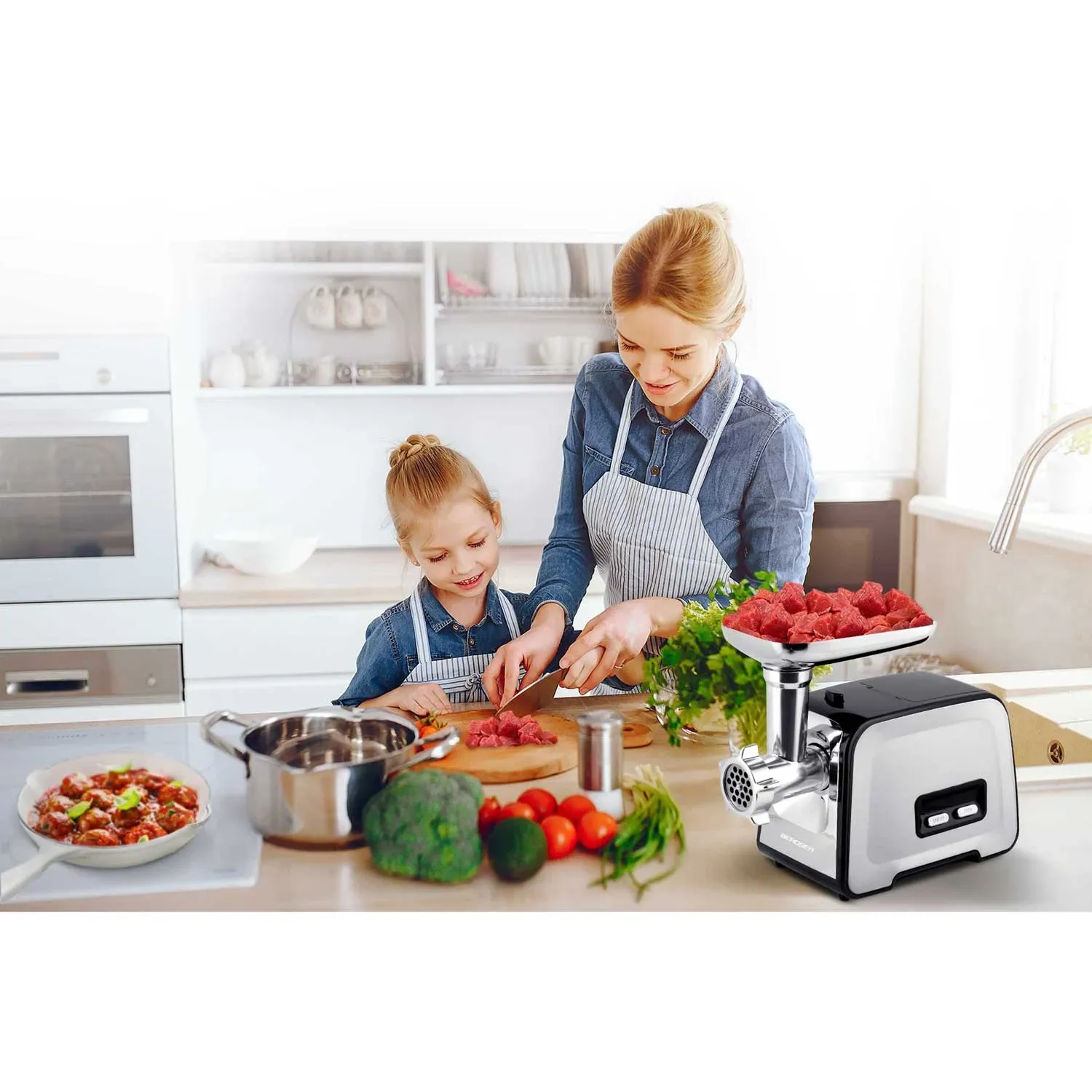 Mėsmalė BD-601B Berdsen 450/1200W - nuotrauka 1