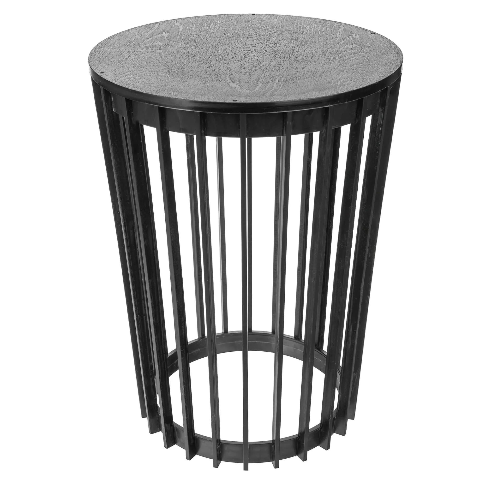 Aytre dvipusis augalų stovas 54 cm juodas + juodas stalviršis