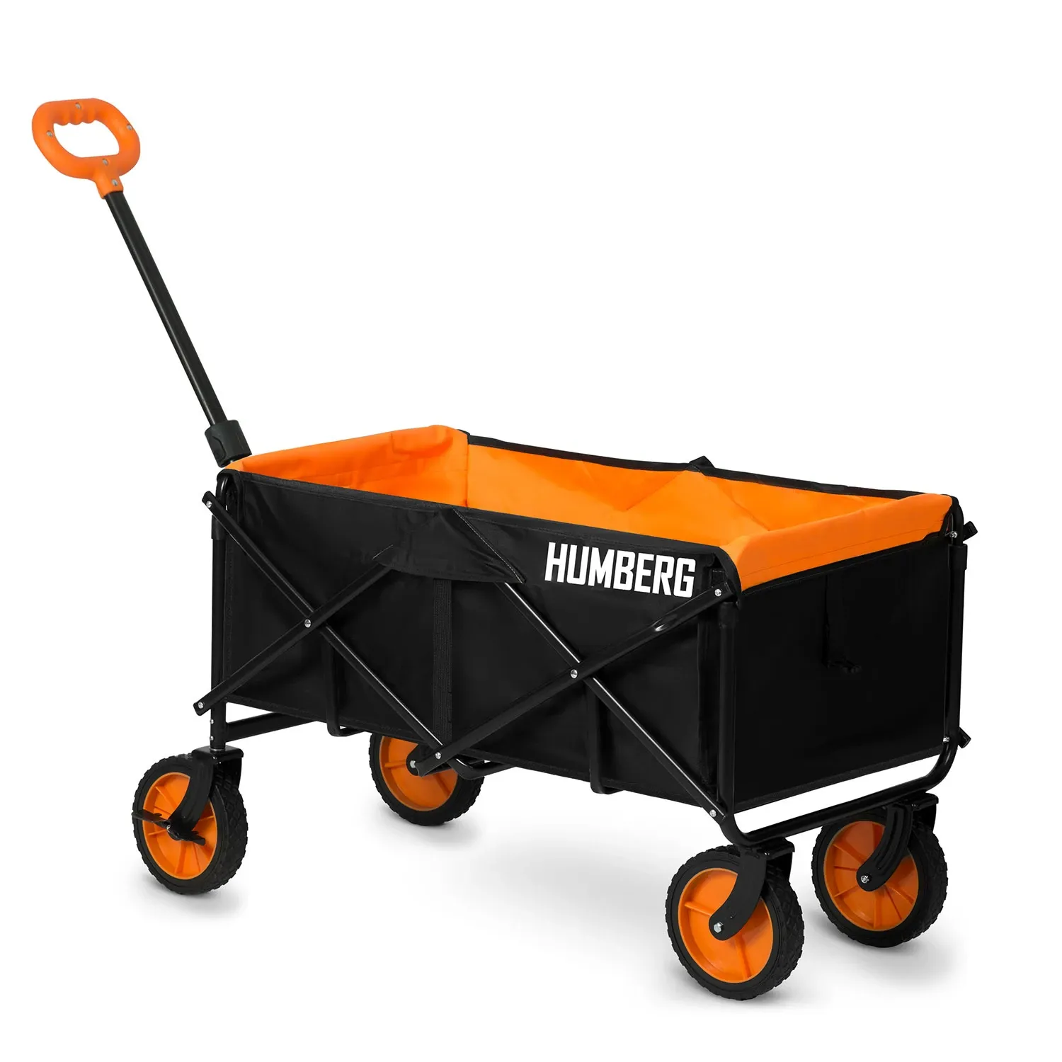 Sulankstomas transportavimo vežimėlis su tinklu 100l Humberg HM-513 - nuotrauka 1