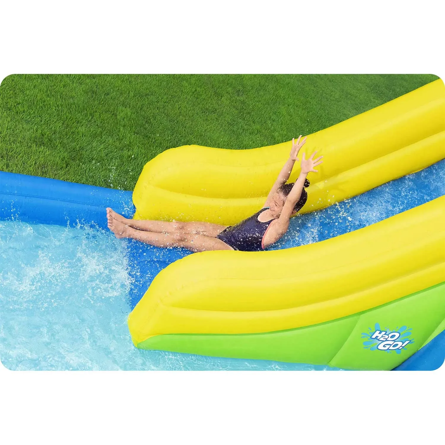 Pripučiama žaidimų aikštelė „Mega Park“, 435 x 286 x 267 cm, „Bestway 53478“. - nuotrauka 1