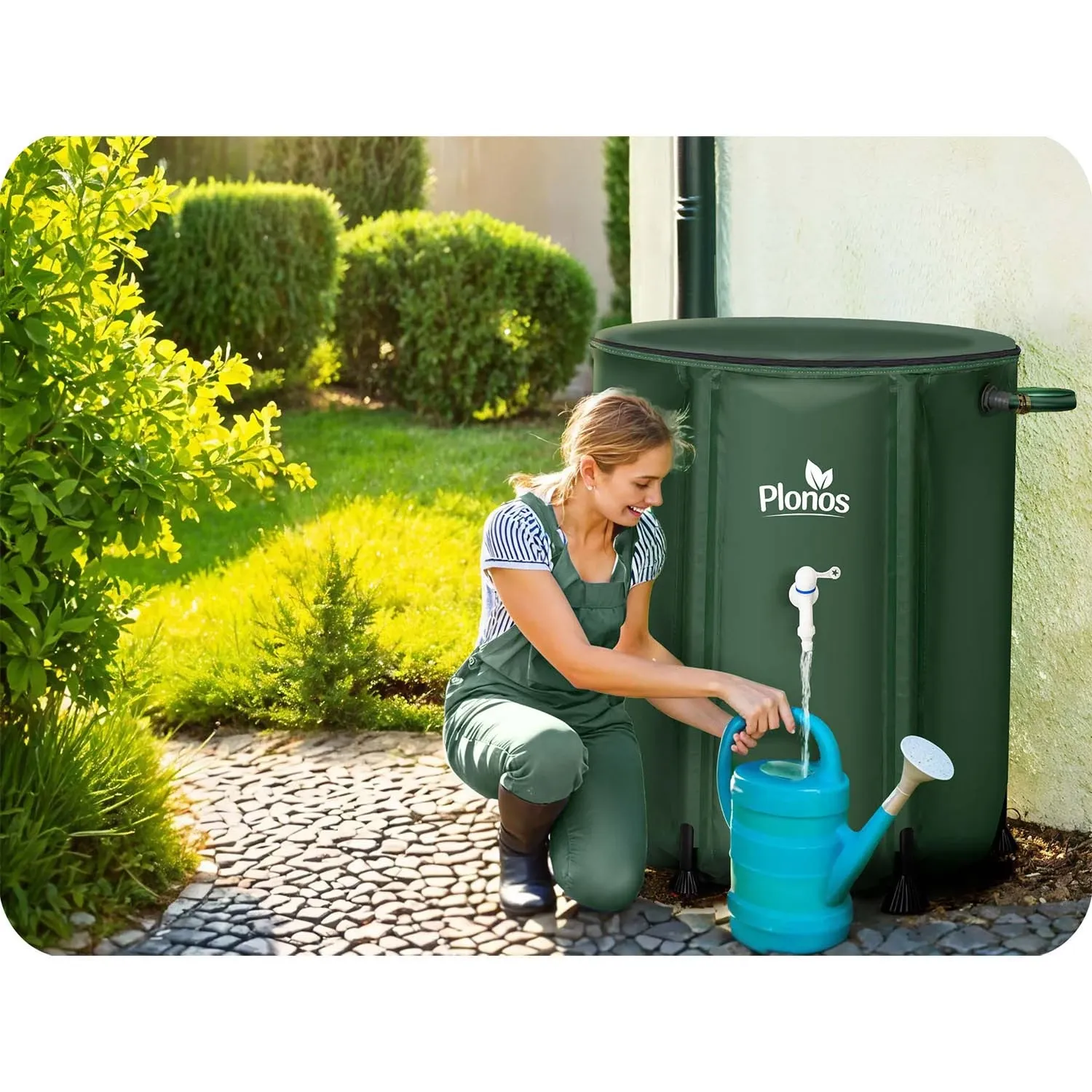 200 l lietaus vandens talpykla „Plonos PL-520“ - nuotrauka 1