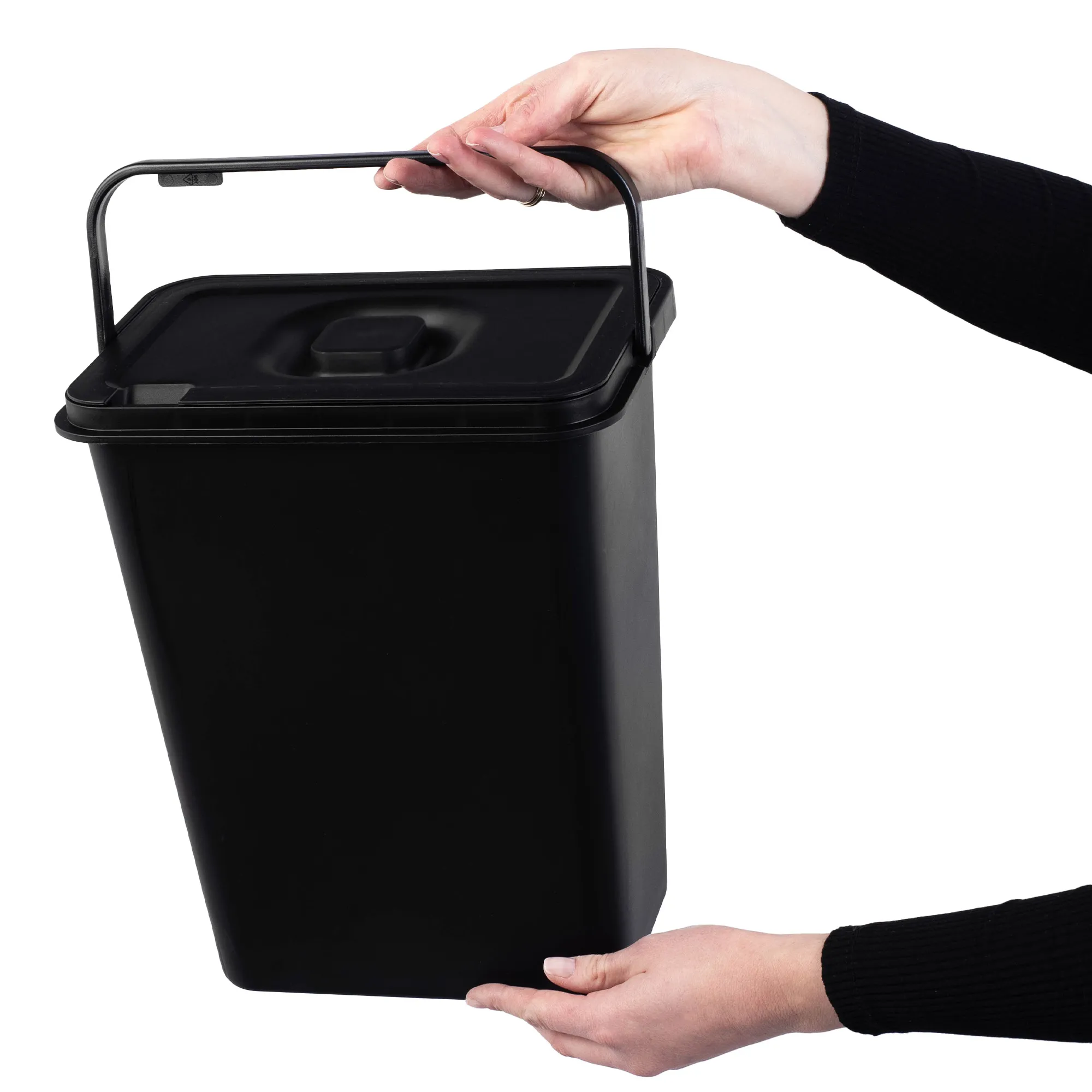 „Placey“ šiukšliadėžė, juoda, 10 l