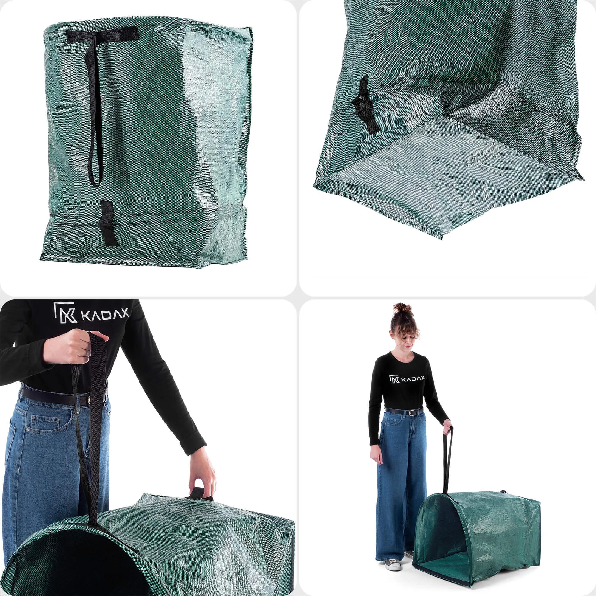 „Montbard“ 200 l sulankstomas sodo krepšys, žalias