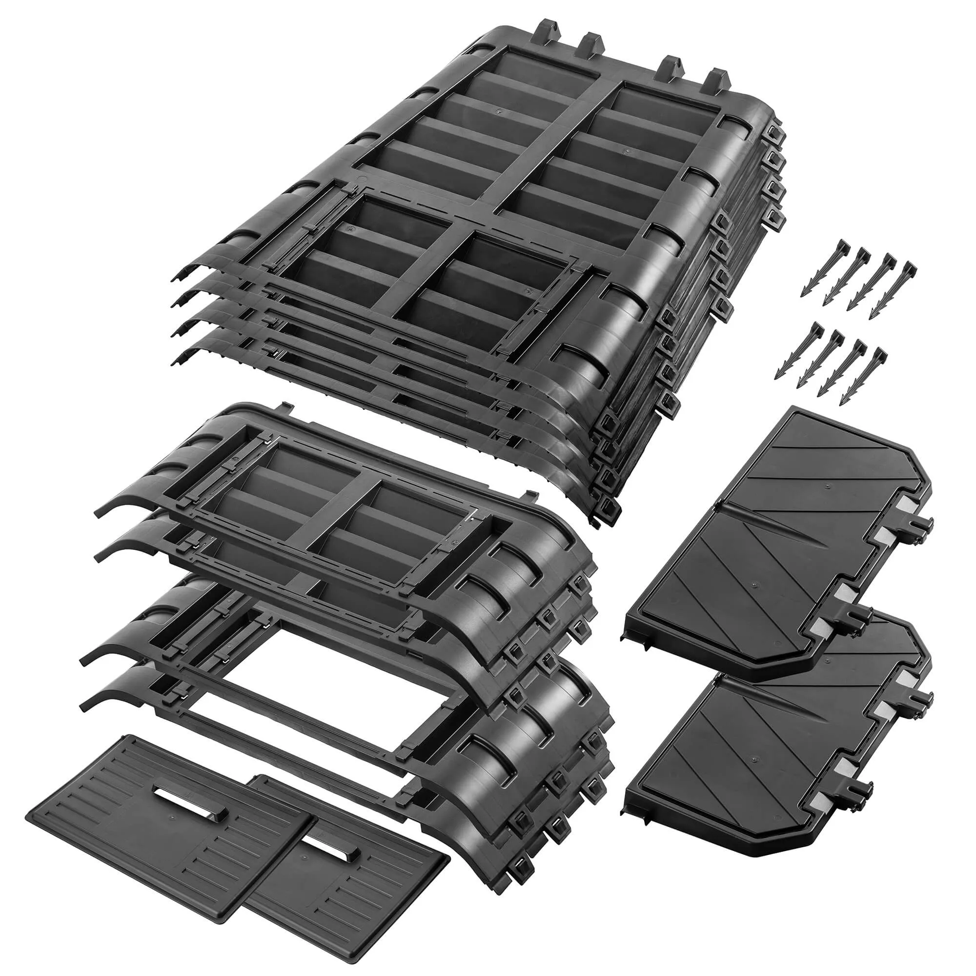 Boko 740L sodo kompostinė, juoda