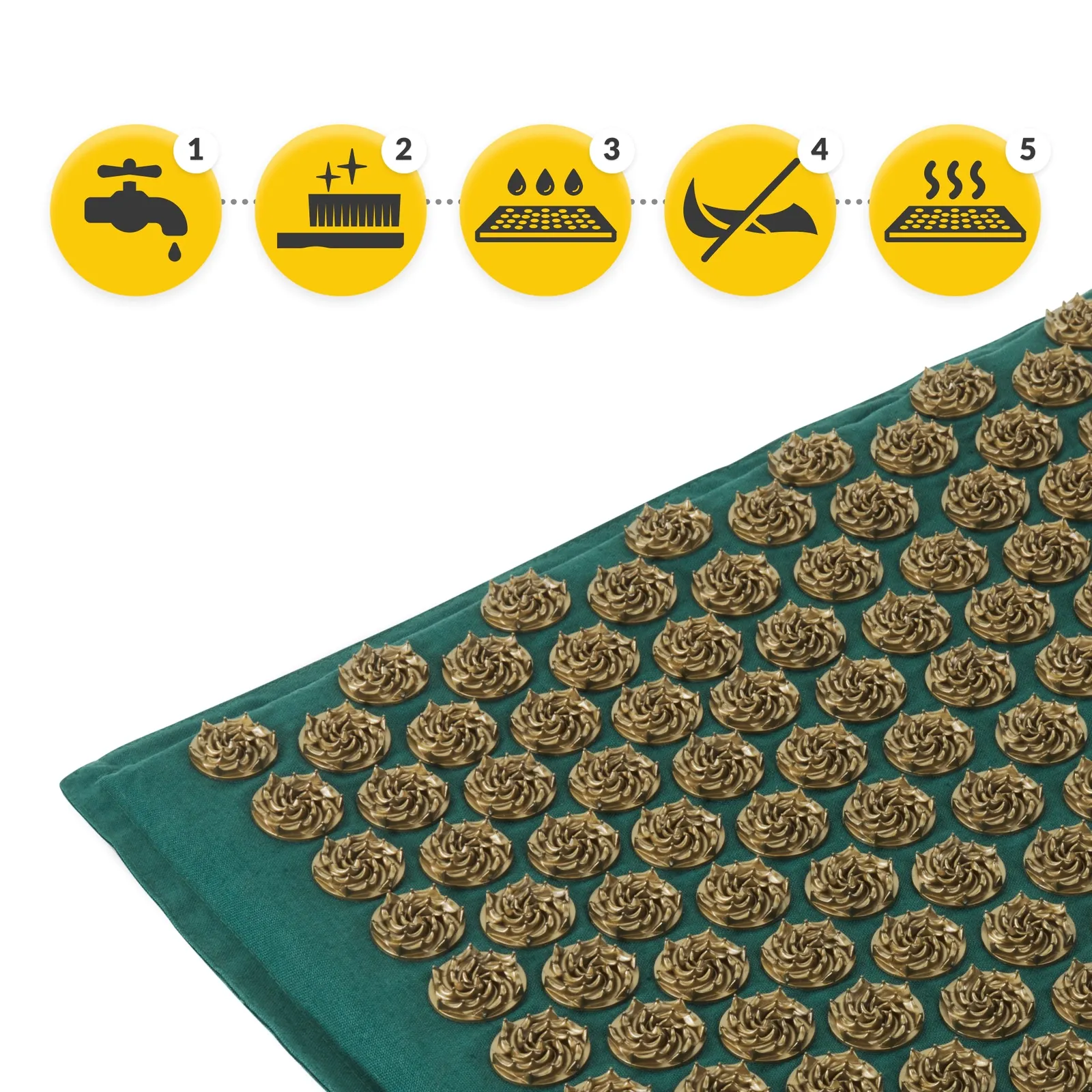 EKO akupresūros kilimėlis su pagalve