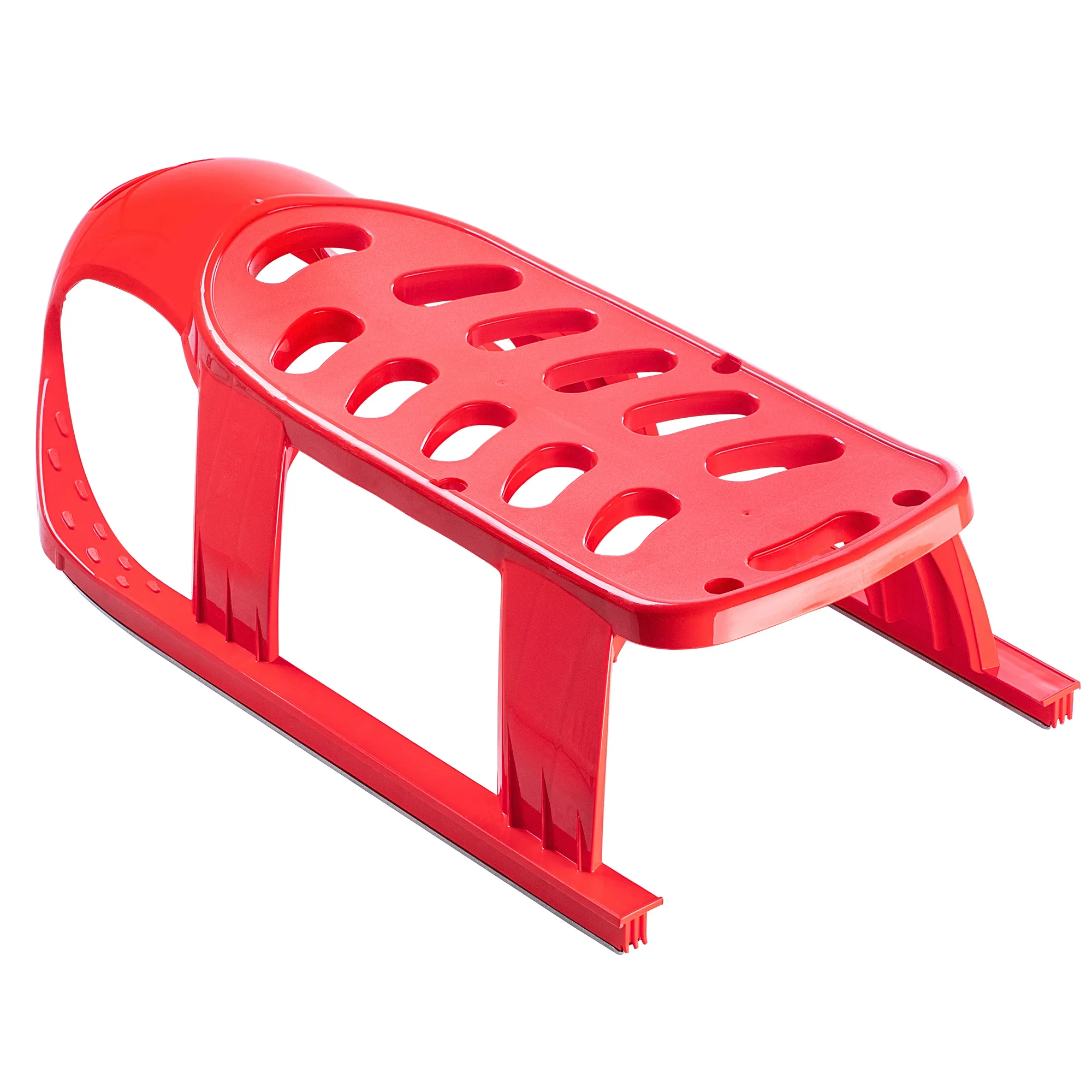 Piera plastikinės rogės vaikams, raudonos