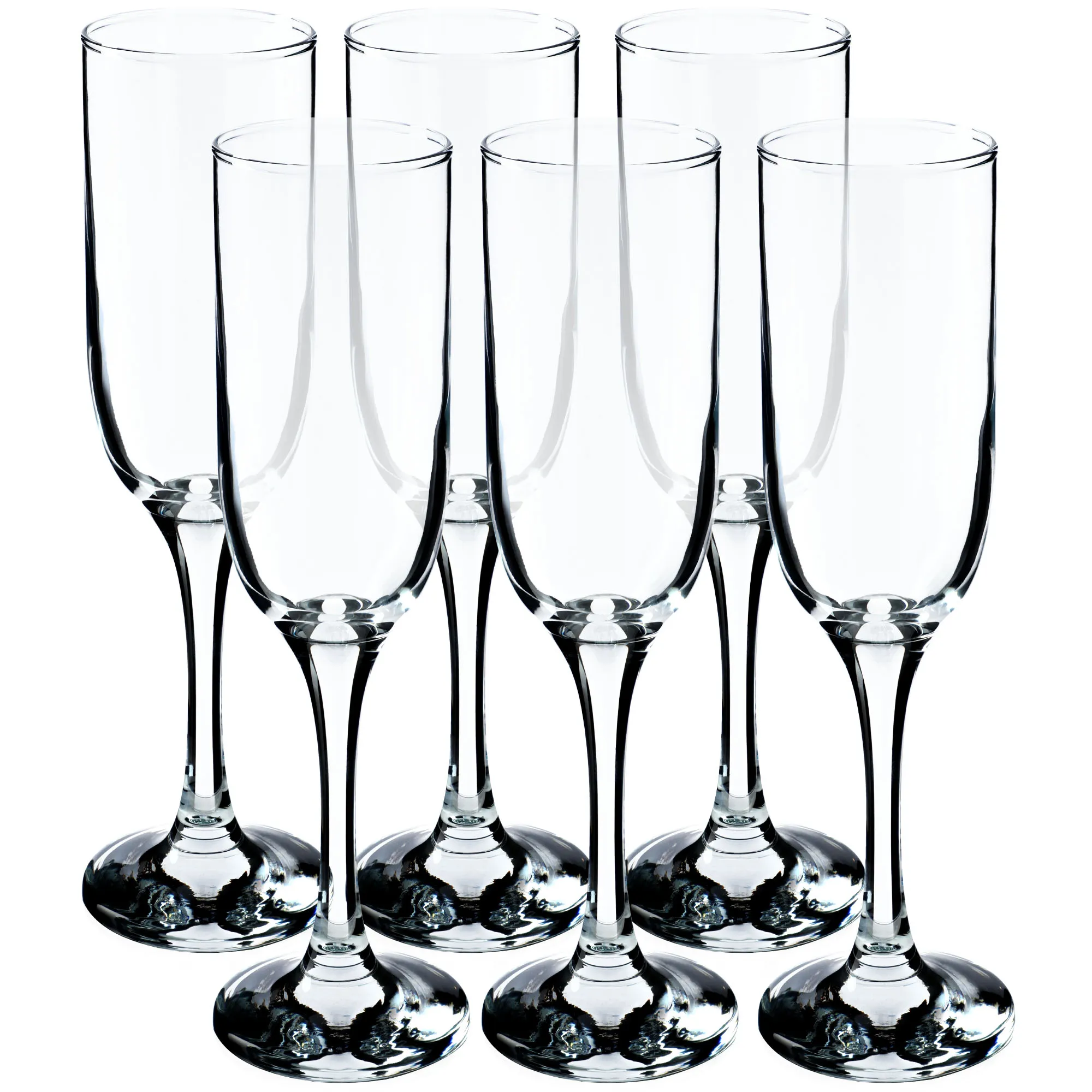 Lampi šampano taurės 210 ml, 6 vnt.