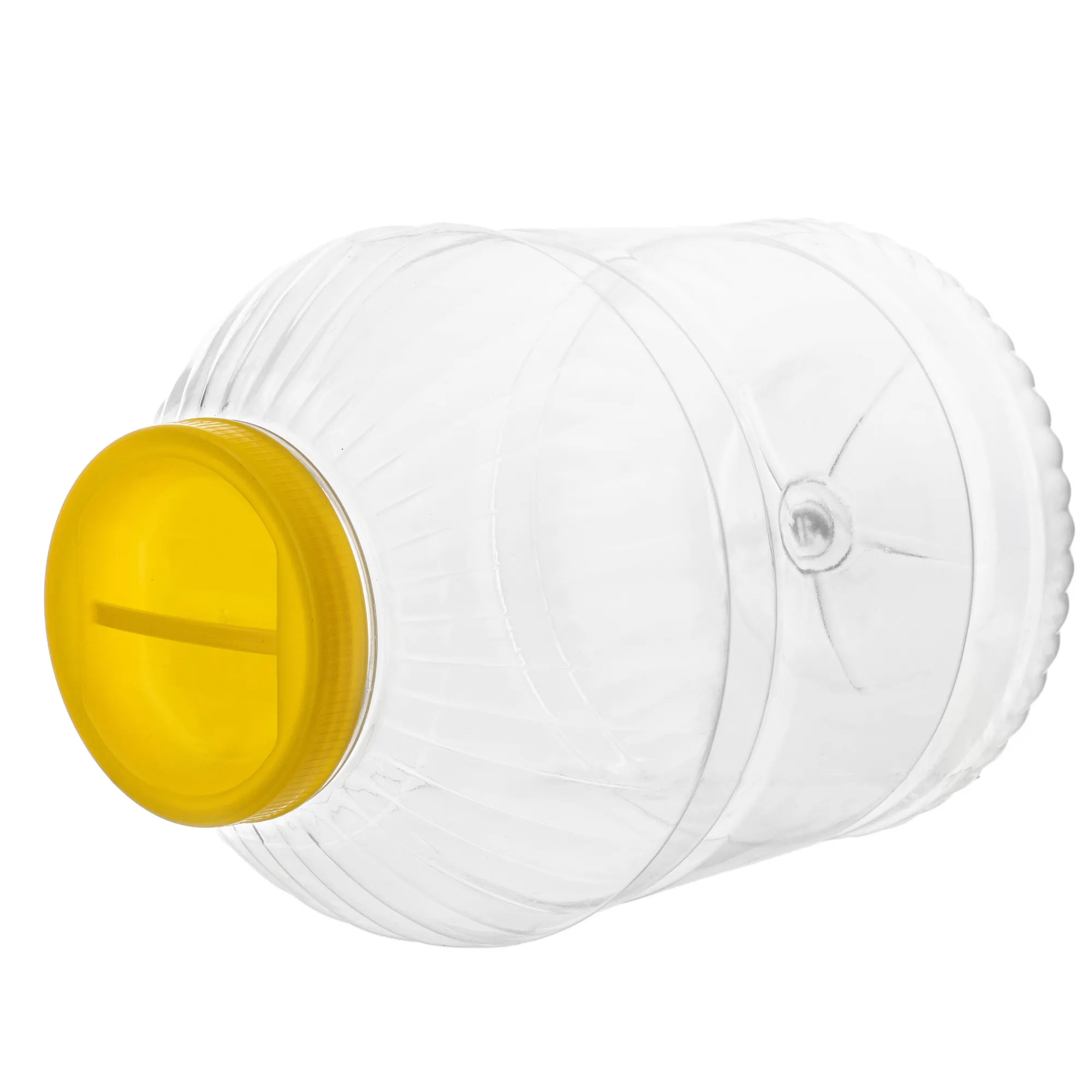 10 litrų geltonas plastikinis indas