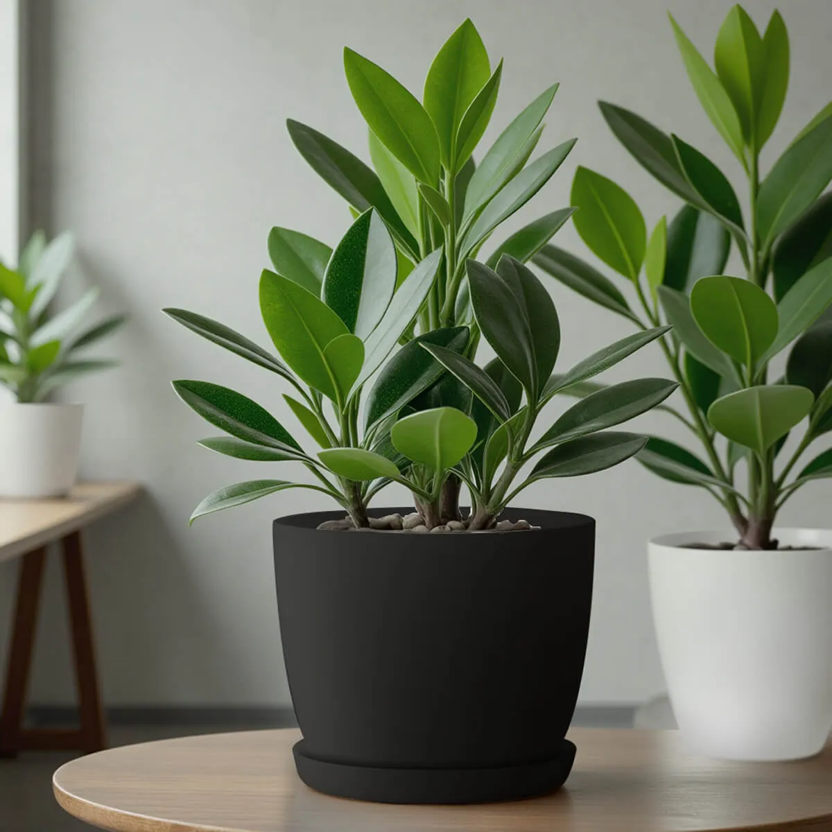 Agen vazonas su lėkštute 12 cm