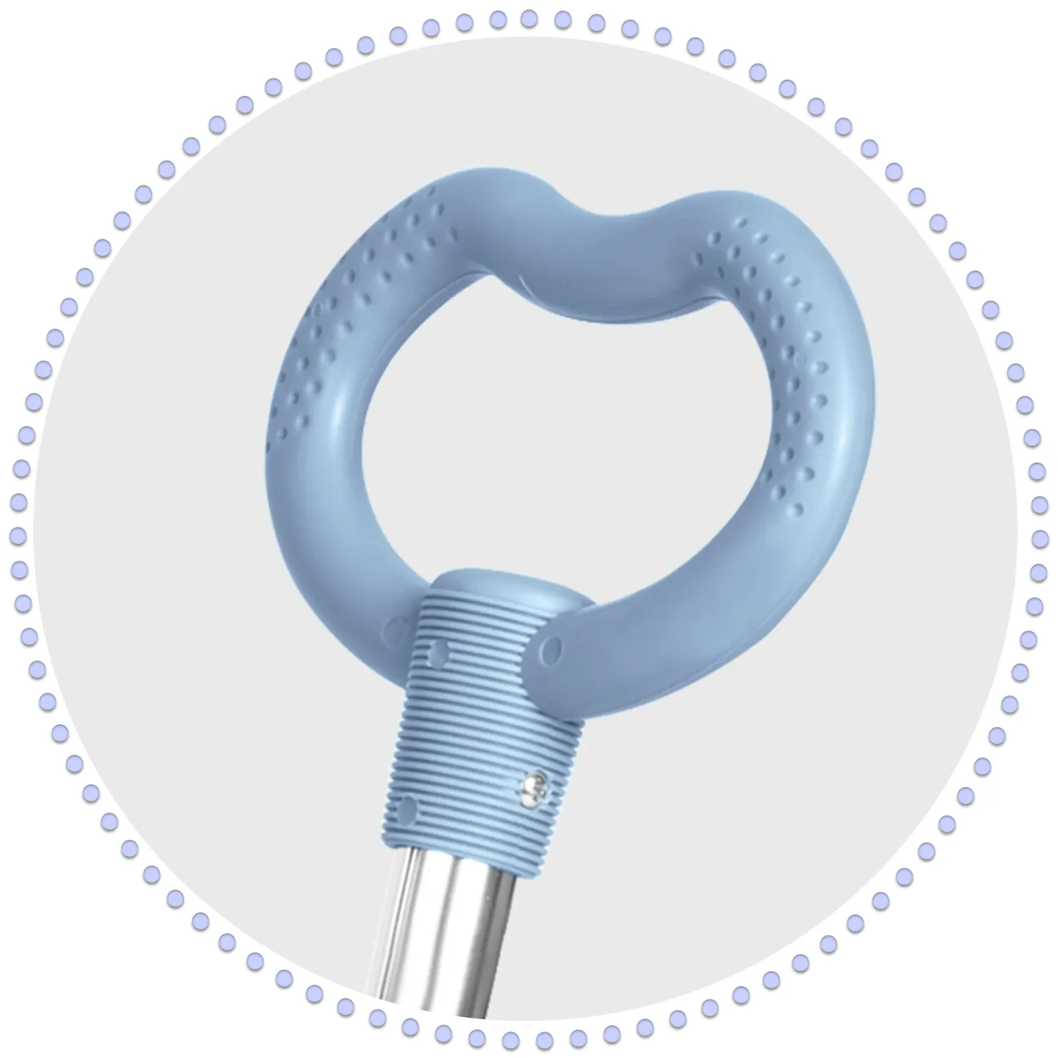 „Ricokids Todi“ triratis paspirtukas – mėlynas ir pilkas - nuotrauka 1