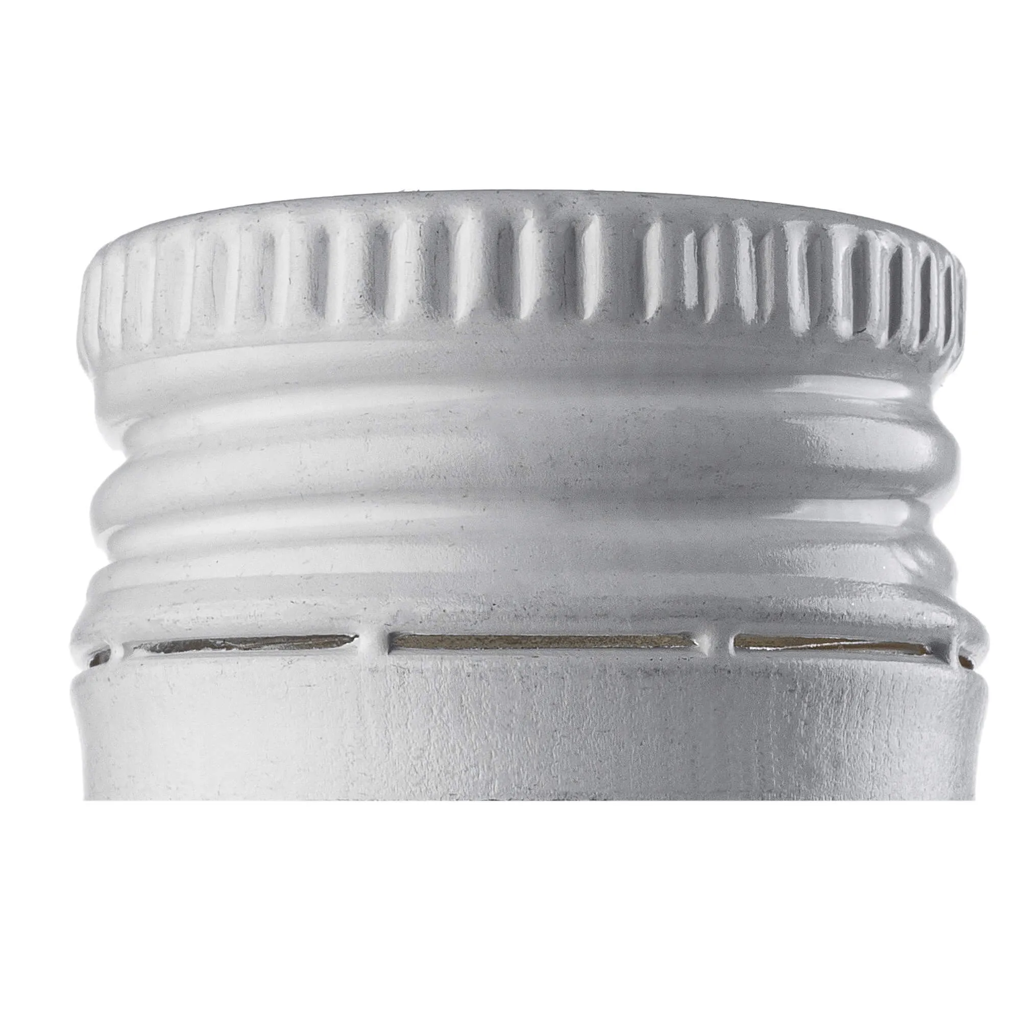 Annot aliumininiai butelių kamšteliai, 28 mm skersmens, balti, 10 vnt.