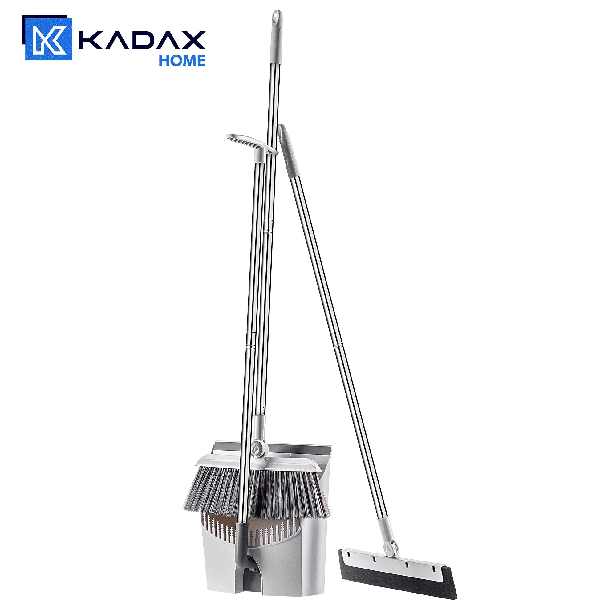 „Loken“ 3 viename valymo rinkinys: šluota, semtuvėlis ir šepetys