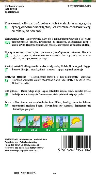 Raktažolė – Primula elatior mišinys 0,3g
