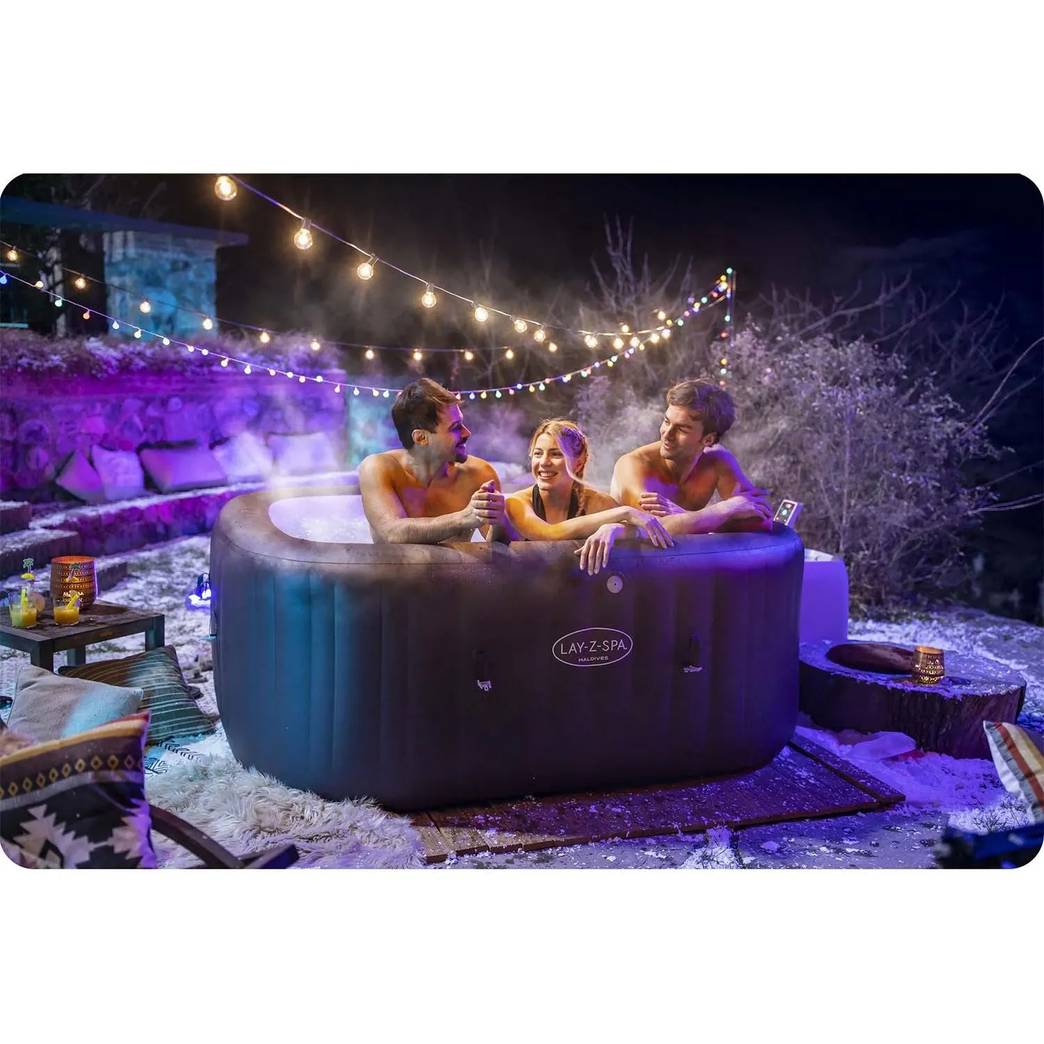 Pripučiama SPA vonia „Lay-Z Maldives Pro“, 7 asmenų, „Bestway 6001U“, „Maldives Pro“, 6001U - nuotrauka 1