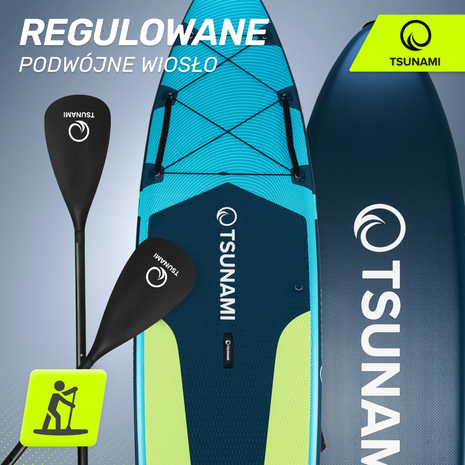 SUP PRO TSUNAMI irklentė 350 cm T14