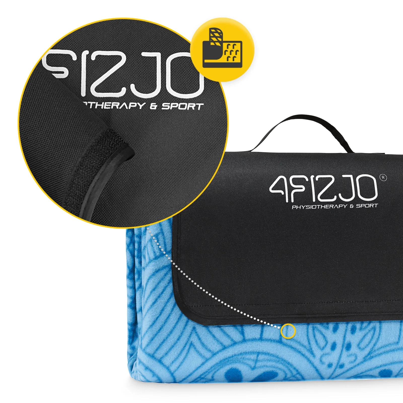 Izoliuota paplūdimio pikniko antklodė 200 x 200 cm