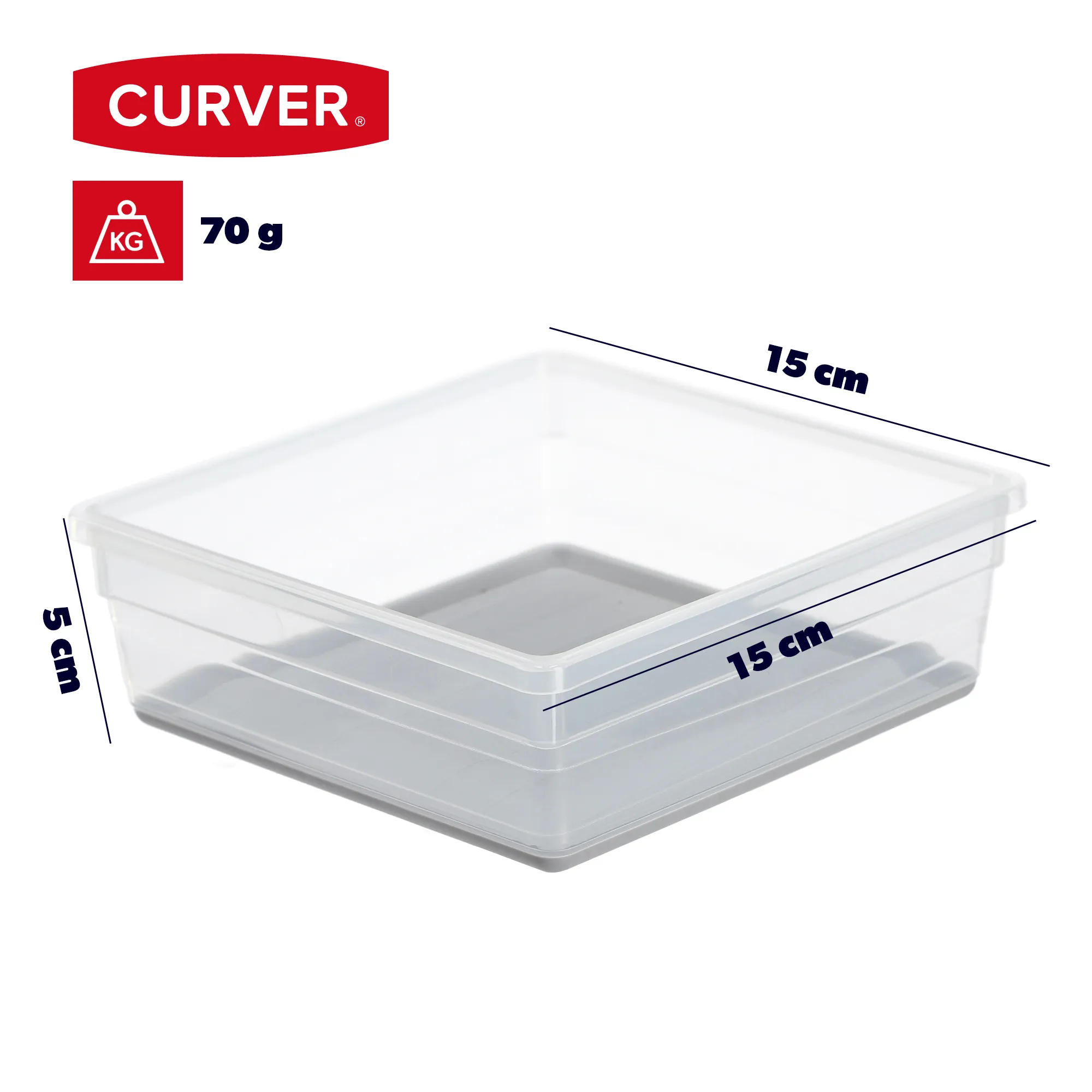 Curver Sistemo stalčių organizatorius 15 x 15 cm