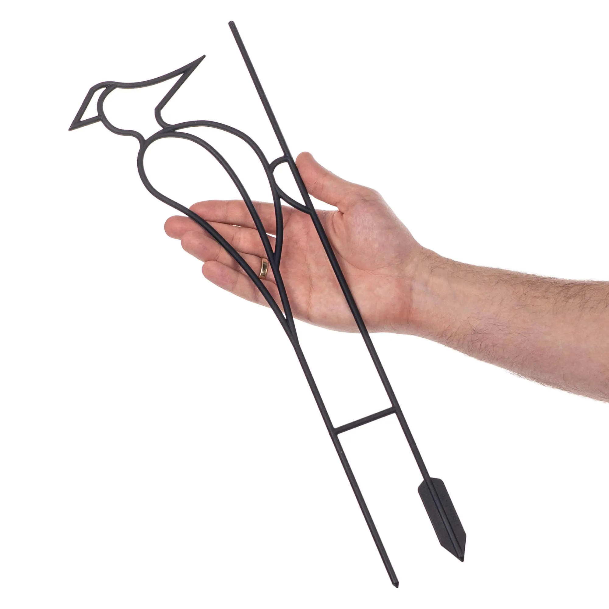 Cerreto paukščių augalų atramos 43 cm juodos