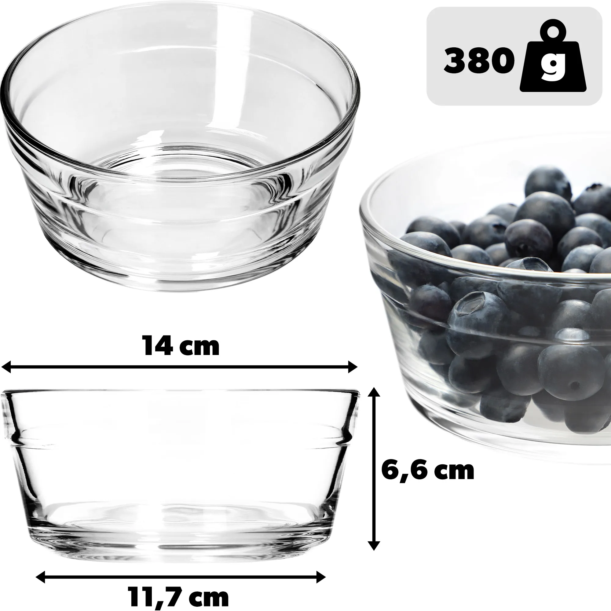 Villena salotų dubuo 14 cm