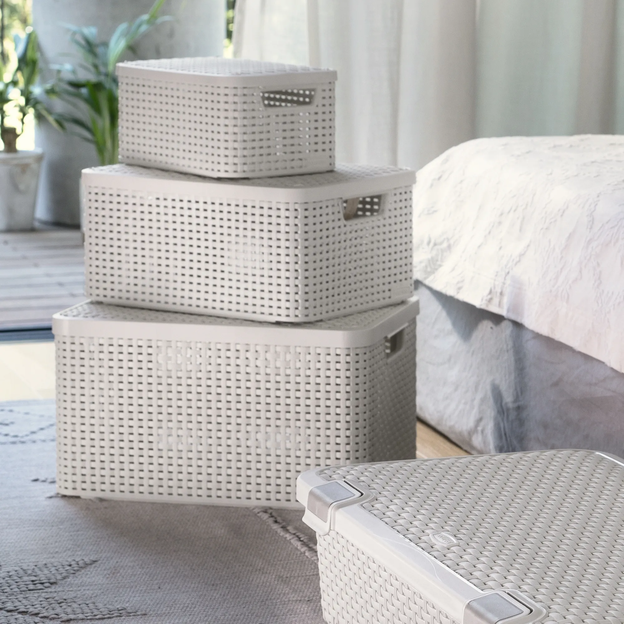 „Curver Style“ 6 l laikymo indas su dangčiu, pilkas