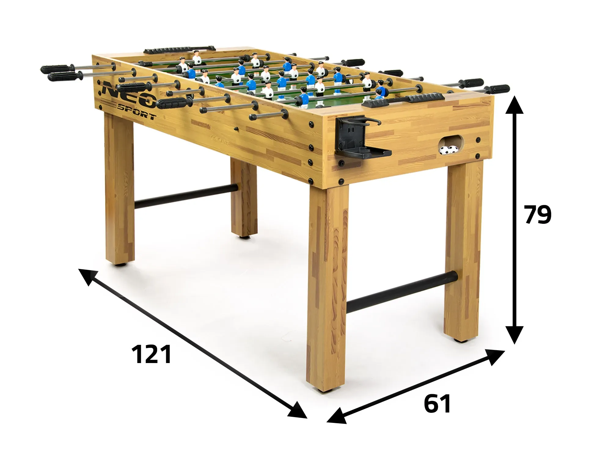 Neo-Sport NS-401 didelis stalo futbolo stalas - nuotrauka 1