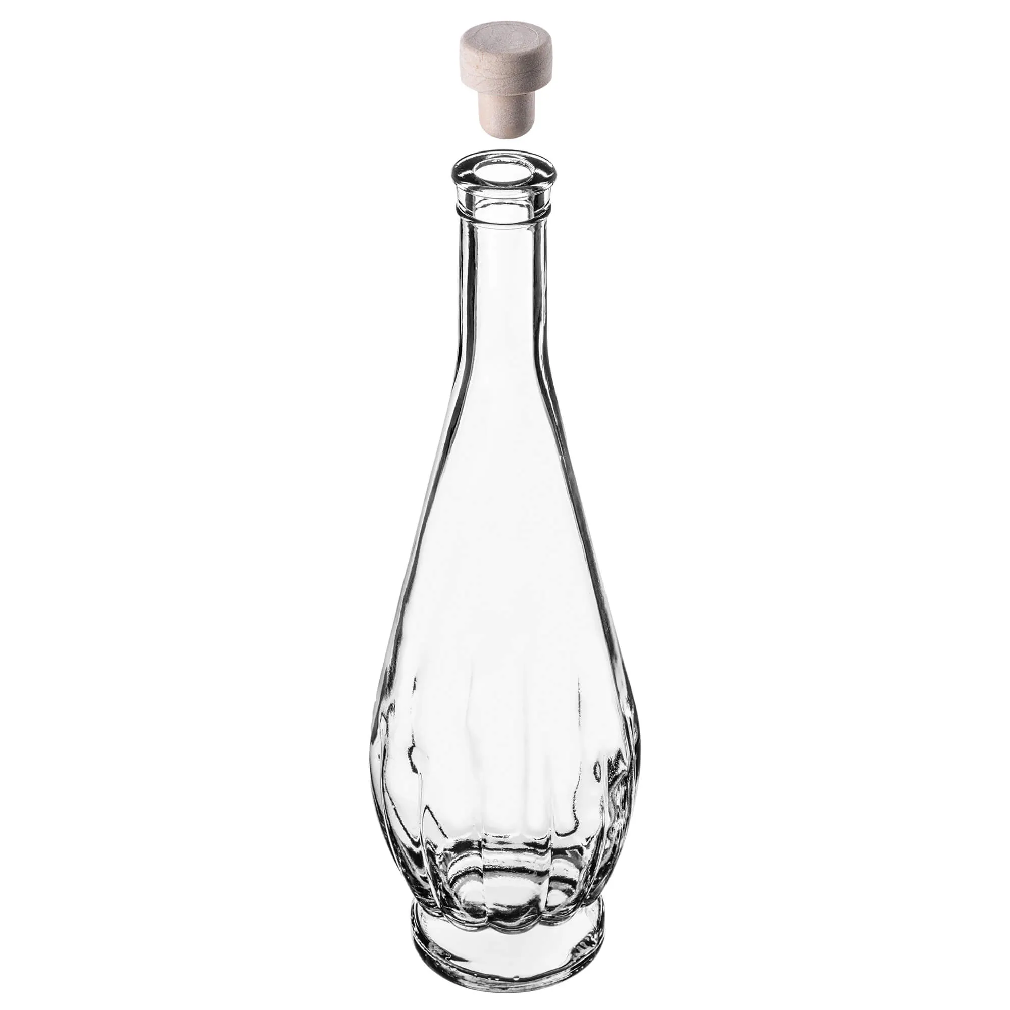 „Cona“ stiklinis tinktūros buteliukas 750 ml su sintetiniu kamščiu, 5 vnt.