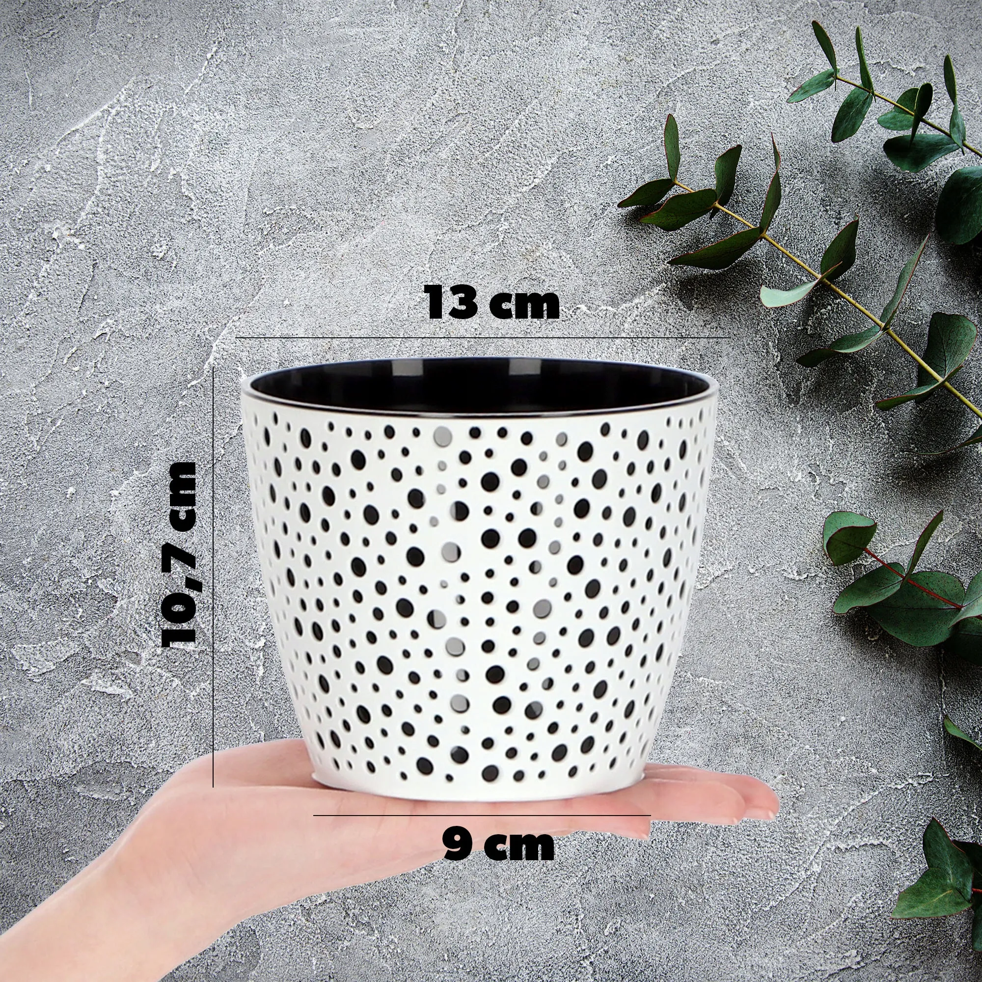 Casini gėlių vazonas 13 cm
