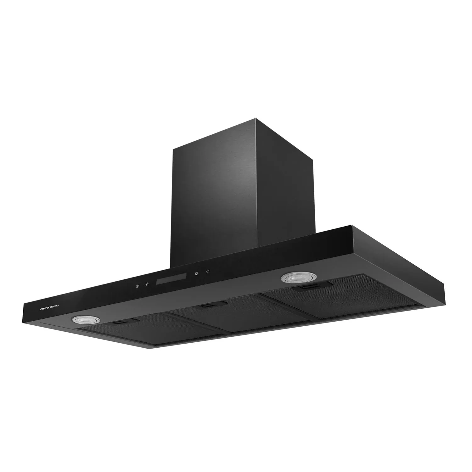 Berdsen BE-90S juodas 90 cm virtuvės gartraukis - nuotrauka 1