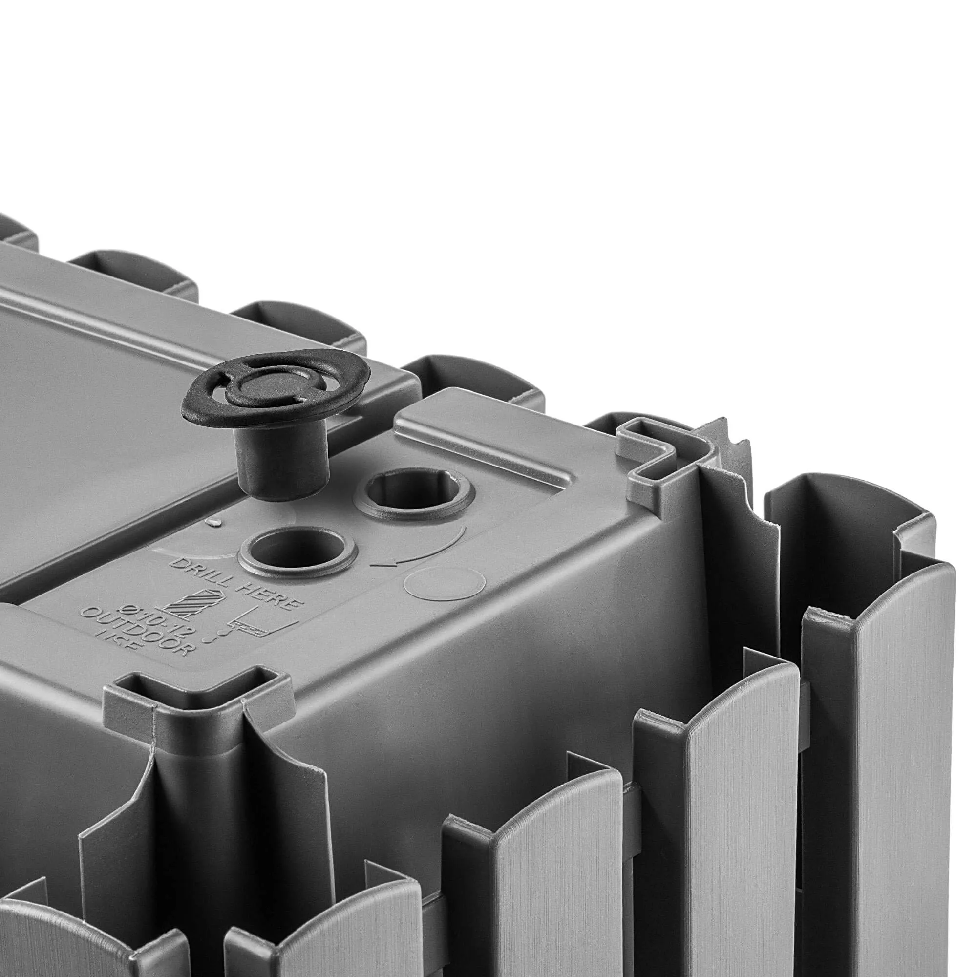 Glifada 40 cm dėžė su rankenomis ir laistymo sistema