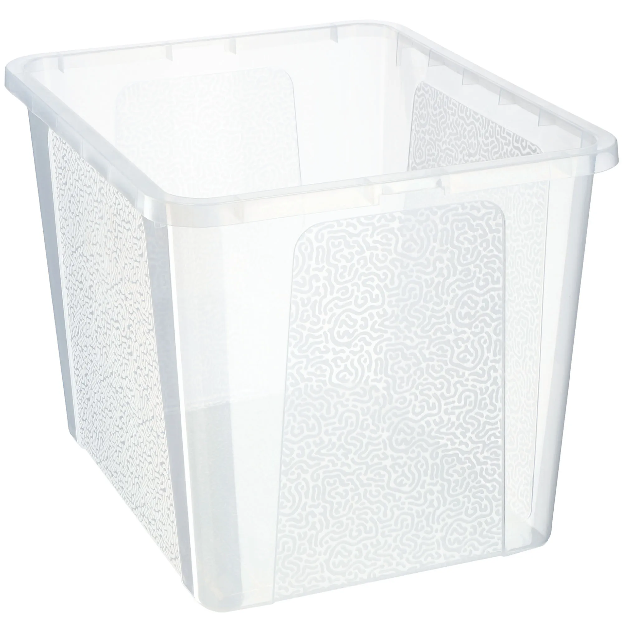 Dozza 30 litrų laikymo konteineris su dangčiu, bespalvis