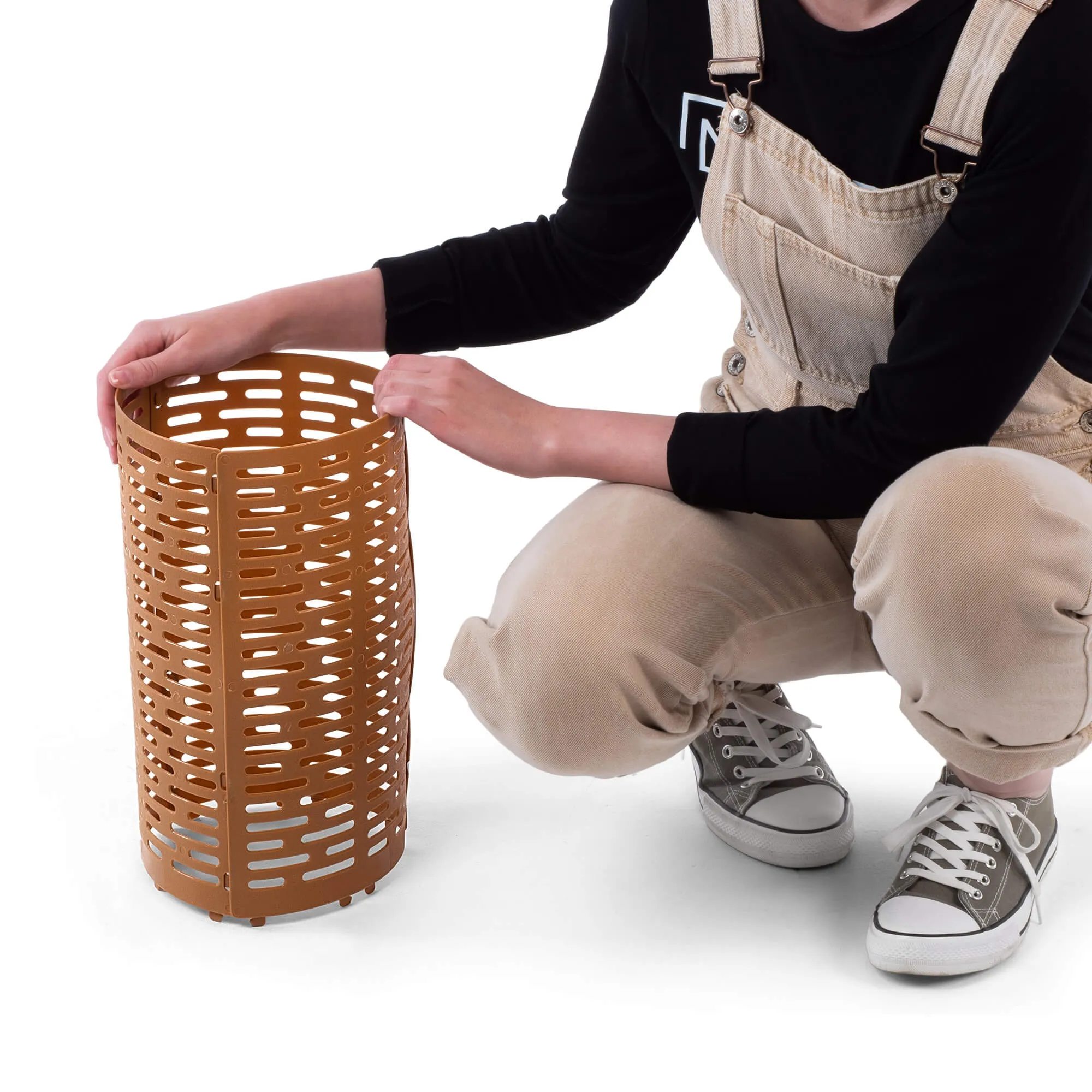 Ydes medžio kamieno uždangalai 20 x 33 cm rudi 6 vnt.