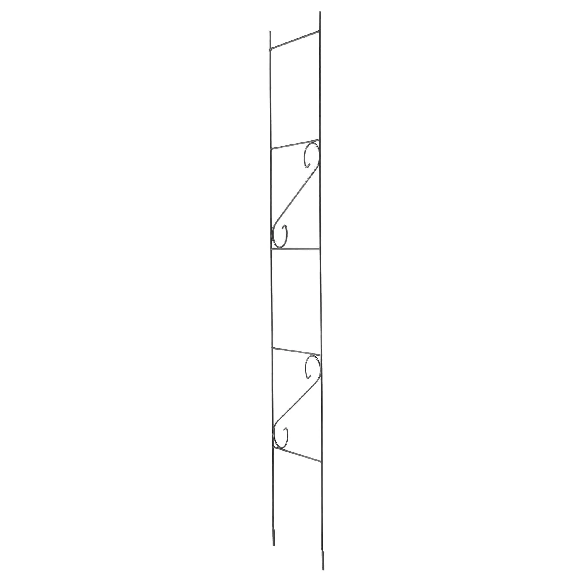 Brata sodo kopėčios gėlėms, 26 x 151 cm, juodos