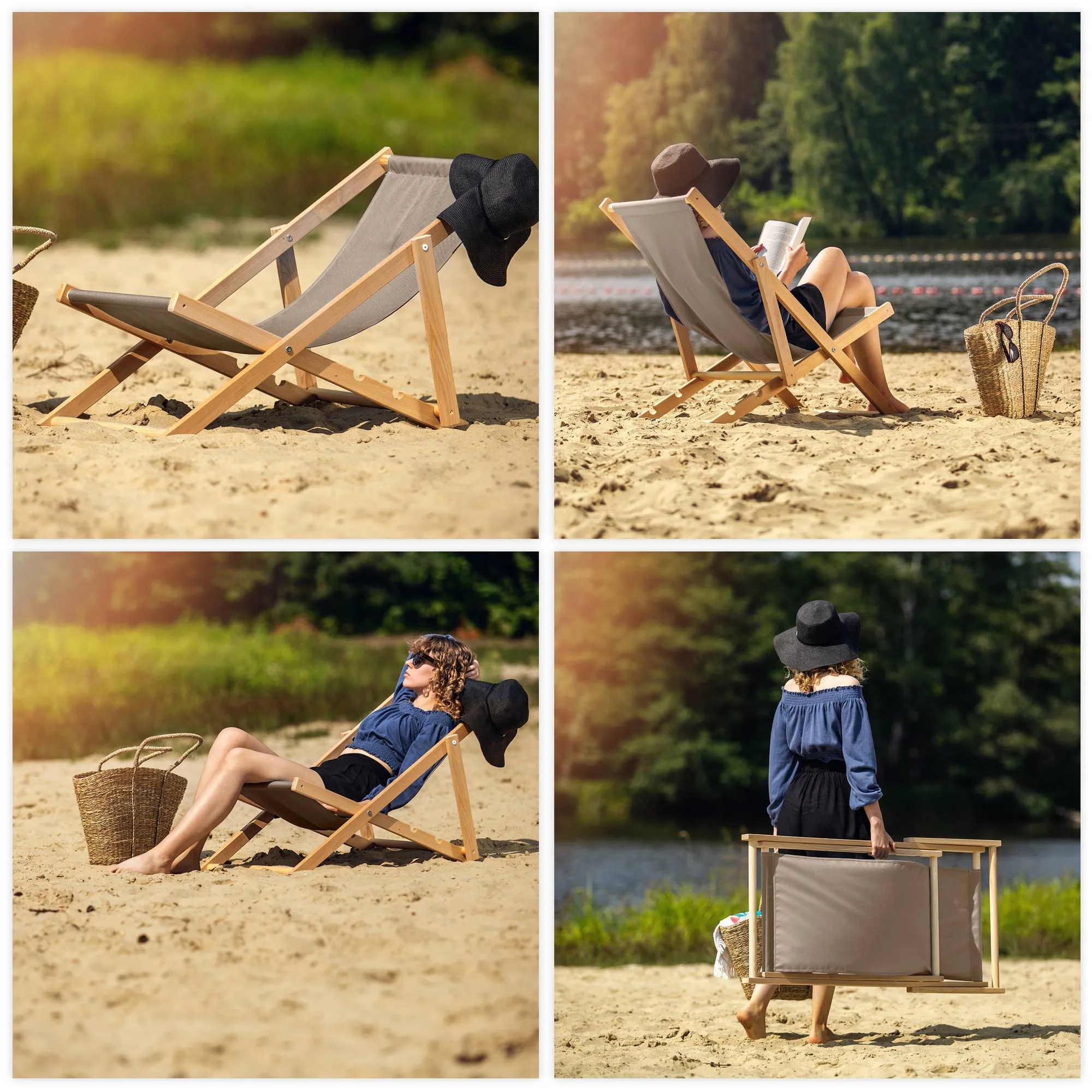 „Tulon“ kapučino stiliaus medinės gultų kėdės, 2 vnt.