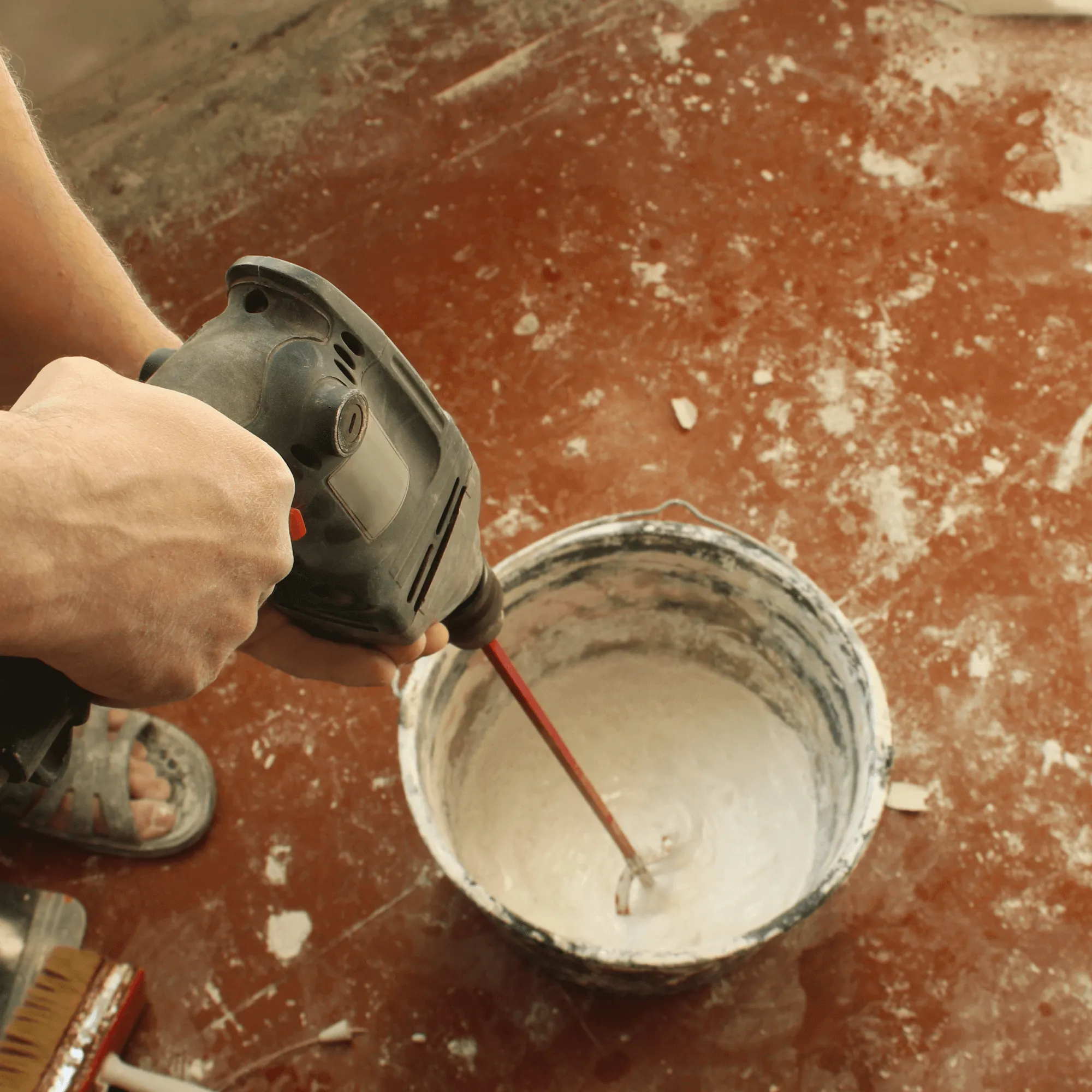 Bado statybiniai kibirai 20L, juodi, 6 vnt.