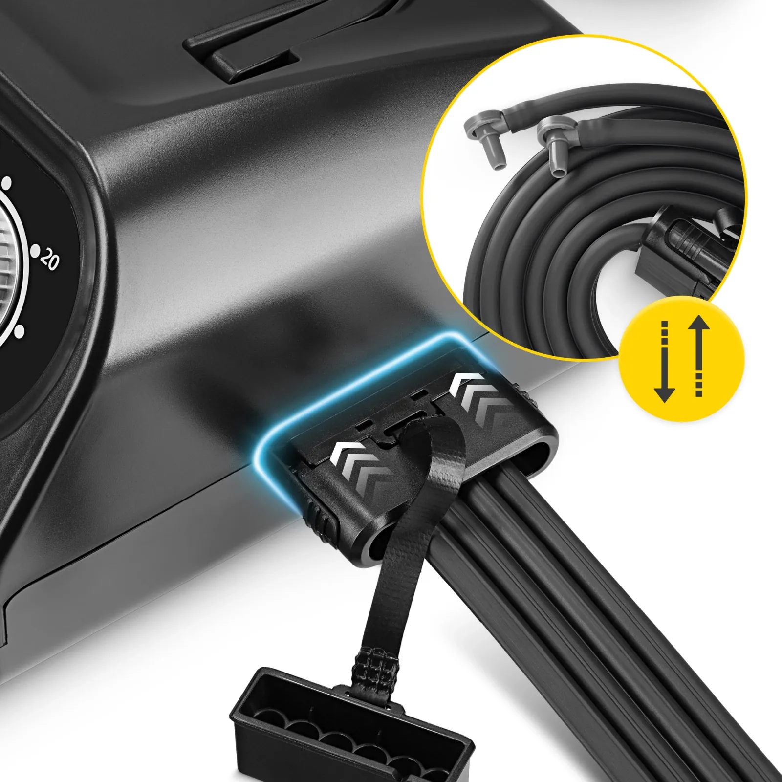 Oro kompresinės terapijos sistemos STD C4 limfodrenažo įtaisas