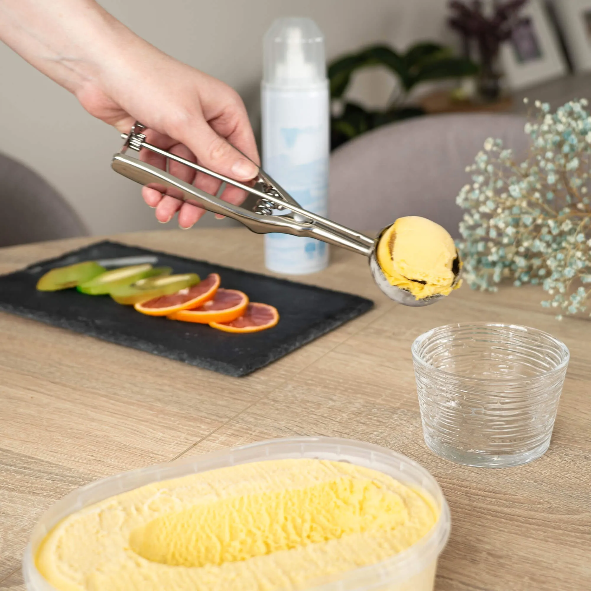 „Torza“ ledų indeliai 290 ml be kojelės, žievės raštas, 6 vnt.