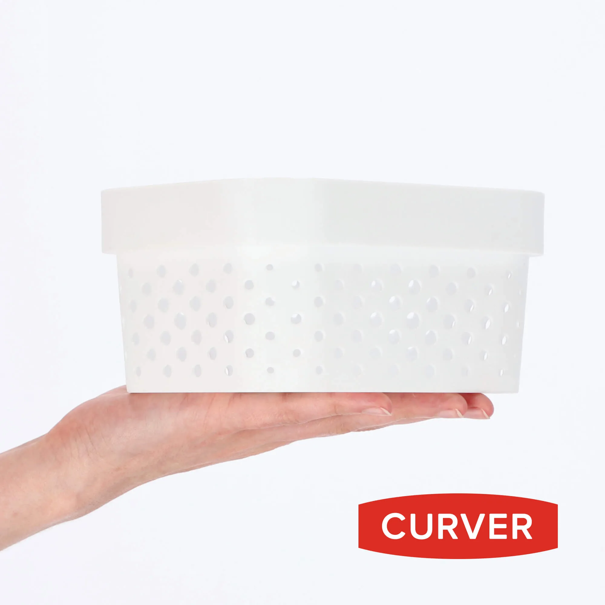 „Curver Infinity“ perdirbtas 1,4 l laikymo indas, baltas