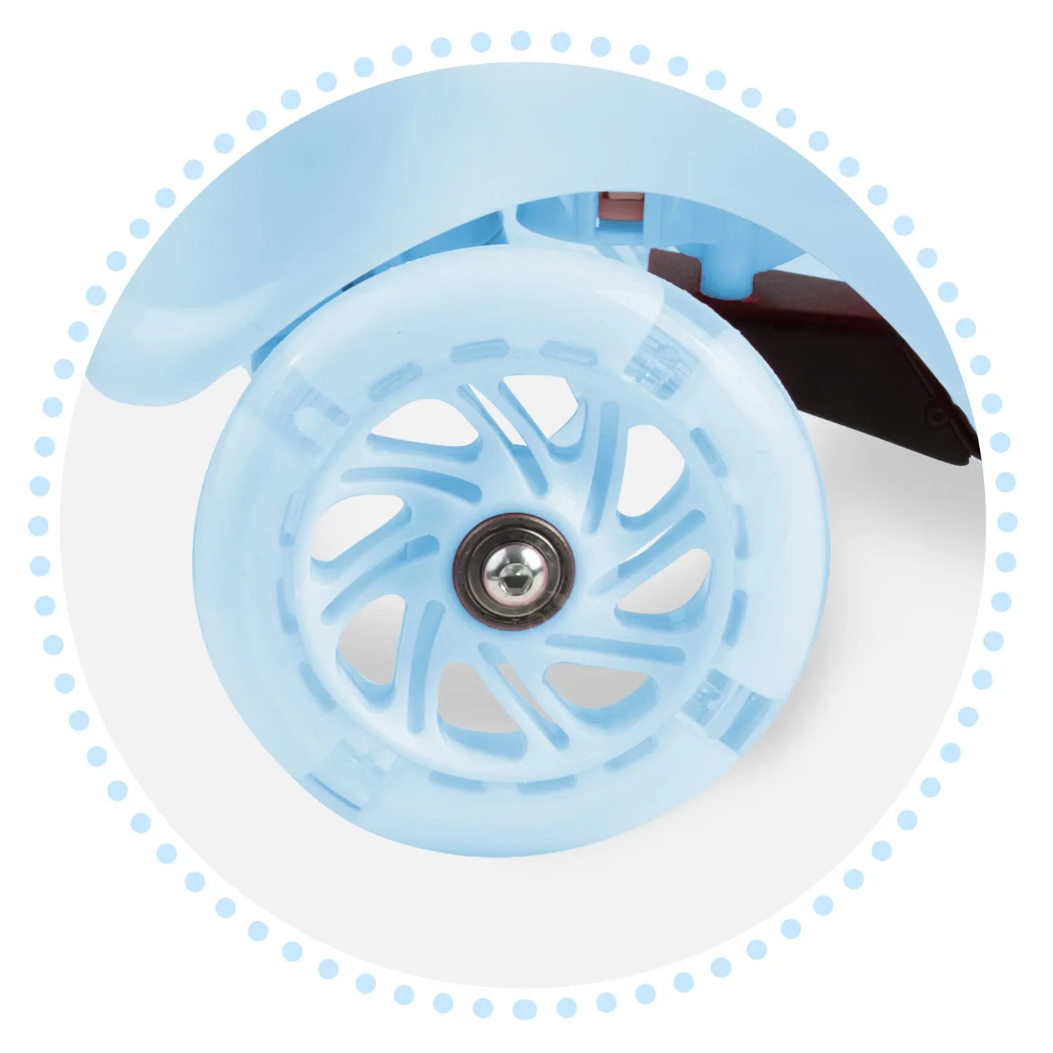 „Ricokids Piko“ triratis paspirtukas – mėlynas - nuotrauka 1