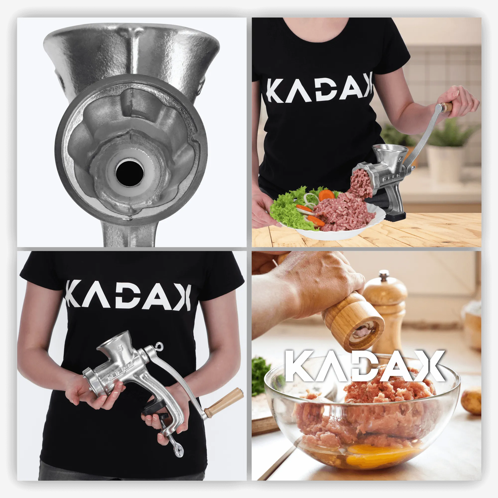 Hamra rankinis mėsmalė, 5 dydis