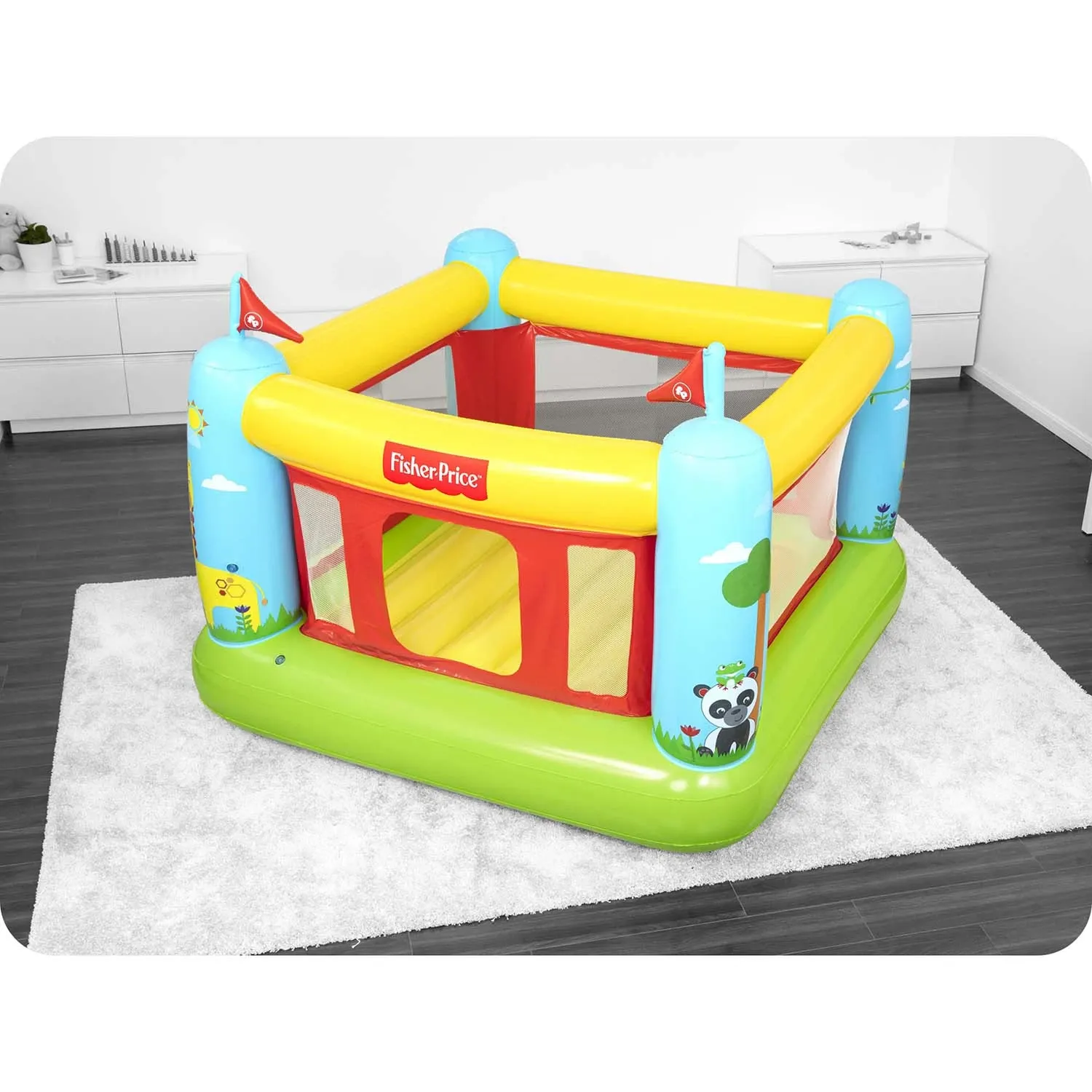 Pripučiamas batutas „Fisher-Price Bestway 93553“, - nuotrauka 1