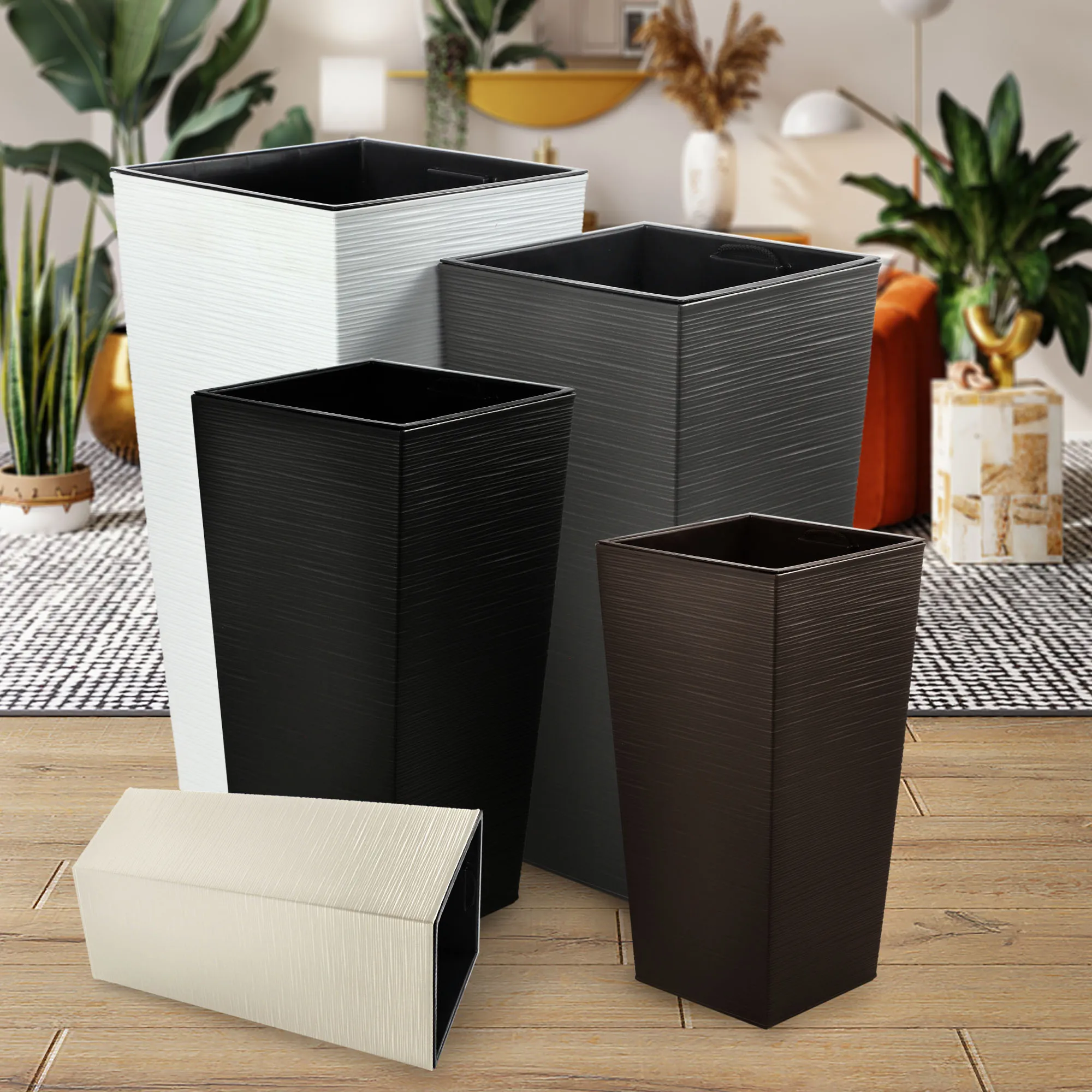 Gėlių vazonas su įdėklu Toulouse kaltelis 35 cm