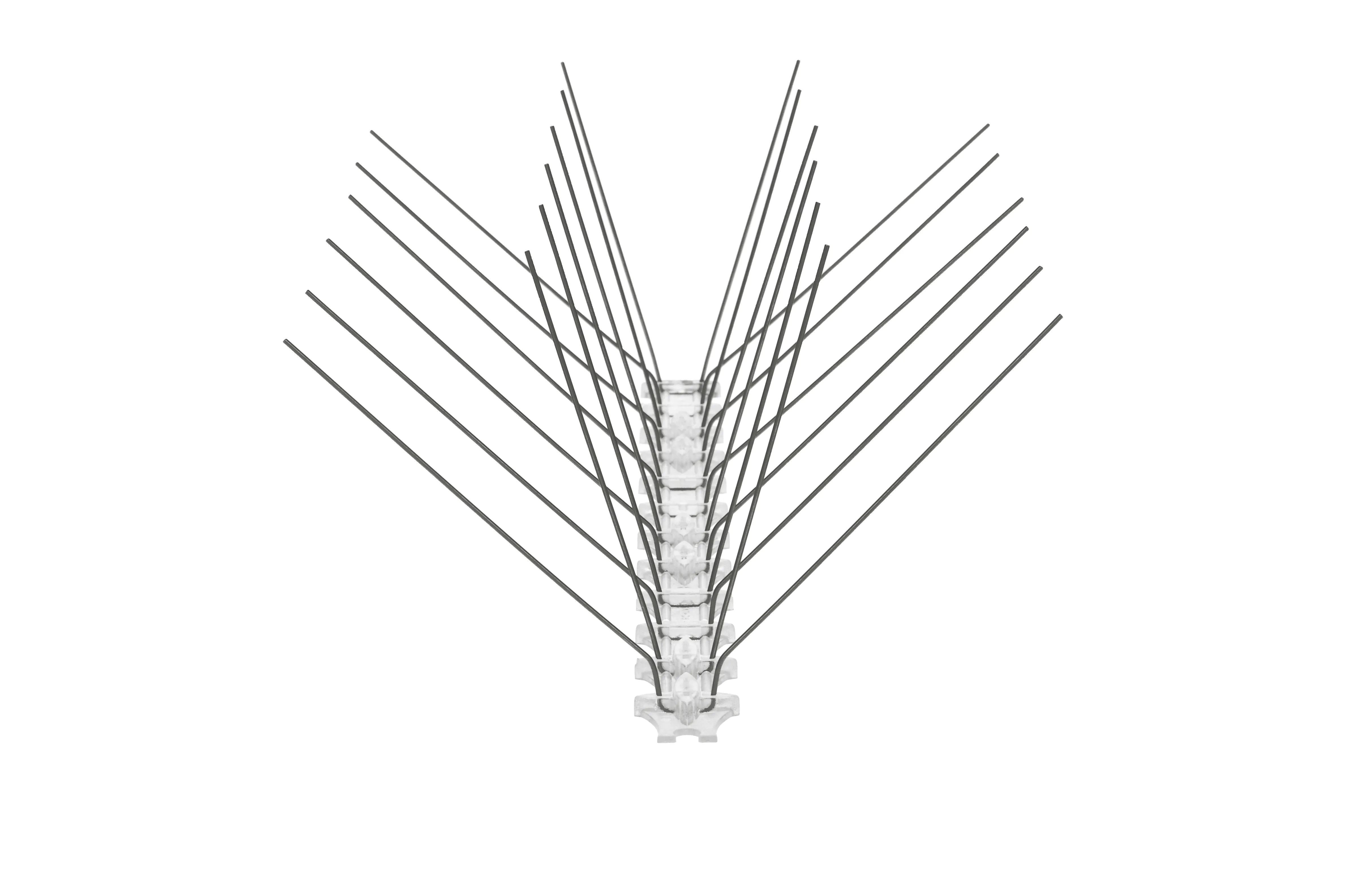 Nerūdijančio plieno paukščių smaigai 33 x 17 cm, 9 vnt.